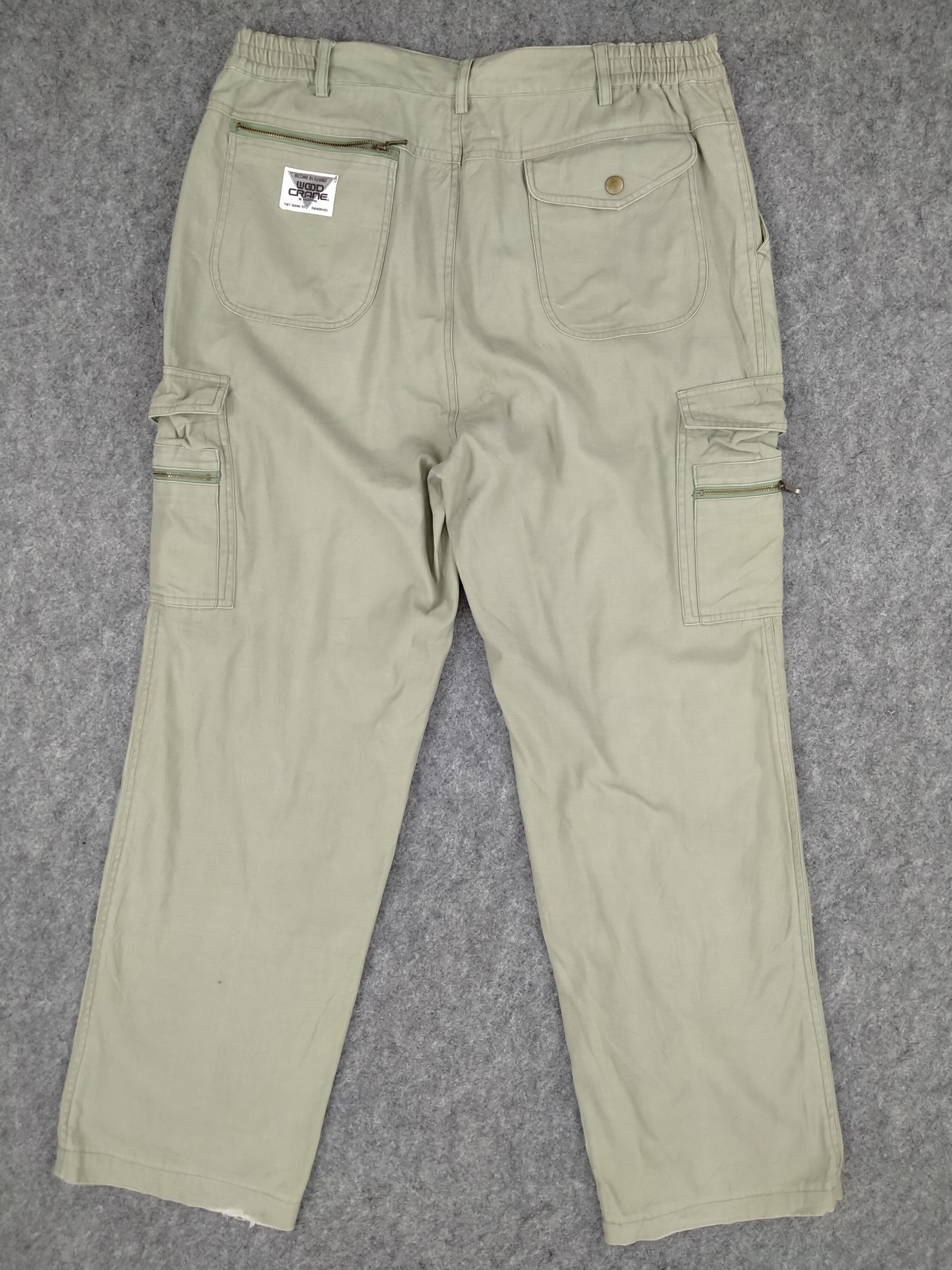 Japanese Brand Elastic/Drawstring Waist Japanese Brand Cargo 33x30 -CP087 Size US 33 - 2 Thumbnail