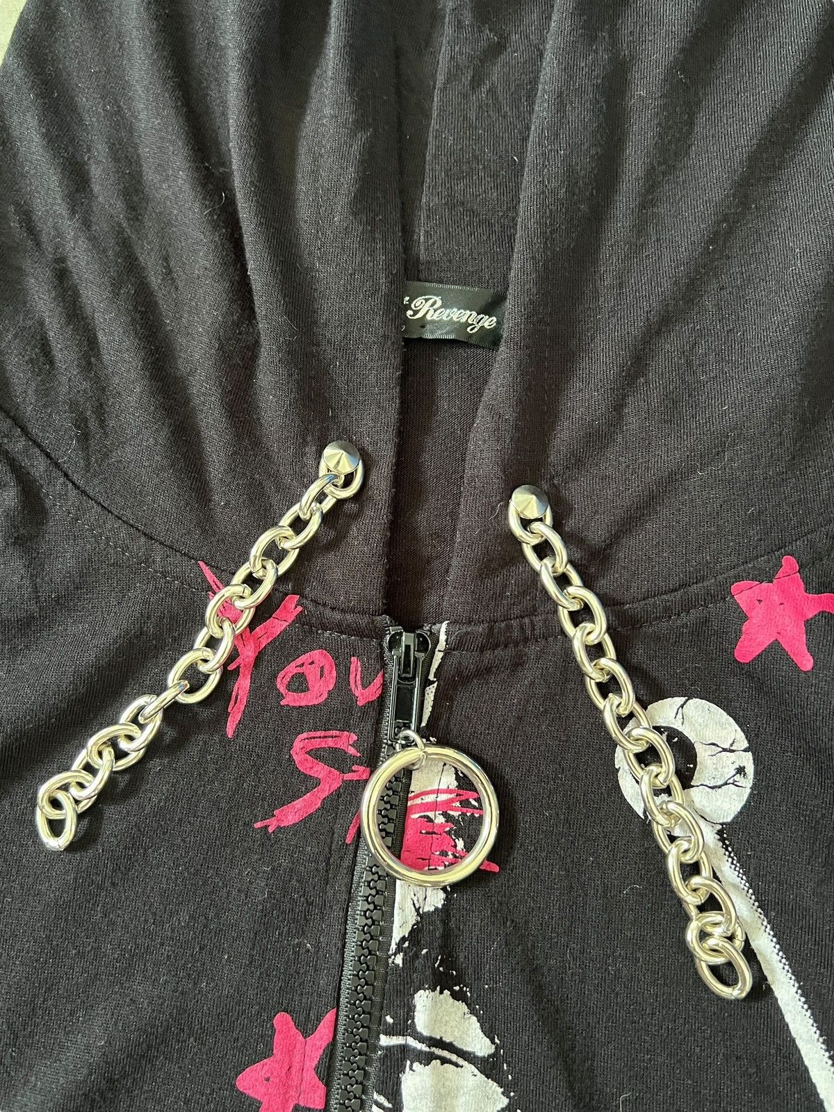 Sex Pot ReVeNGe Sex Pot Revenge ‘Killer Bunny” Oversized Long Chains Hoodie Size L / US 10 / IT 46 - 7 Thumbnail