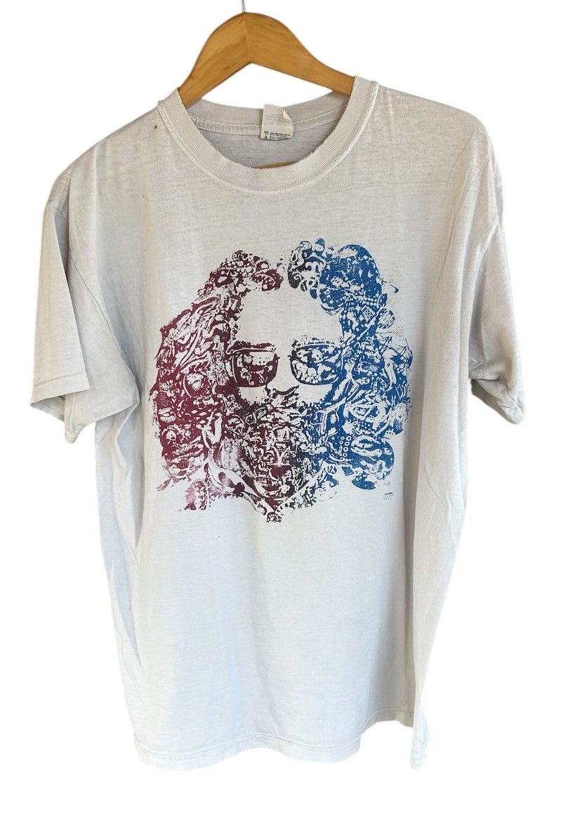 Grateful Dead × Vintage Vintage Grateful Dead 1995 Jerry Garcia Memorial T-Shirt Size US L / EU 52-54 / 3 - 1 Thumbnail