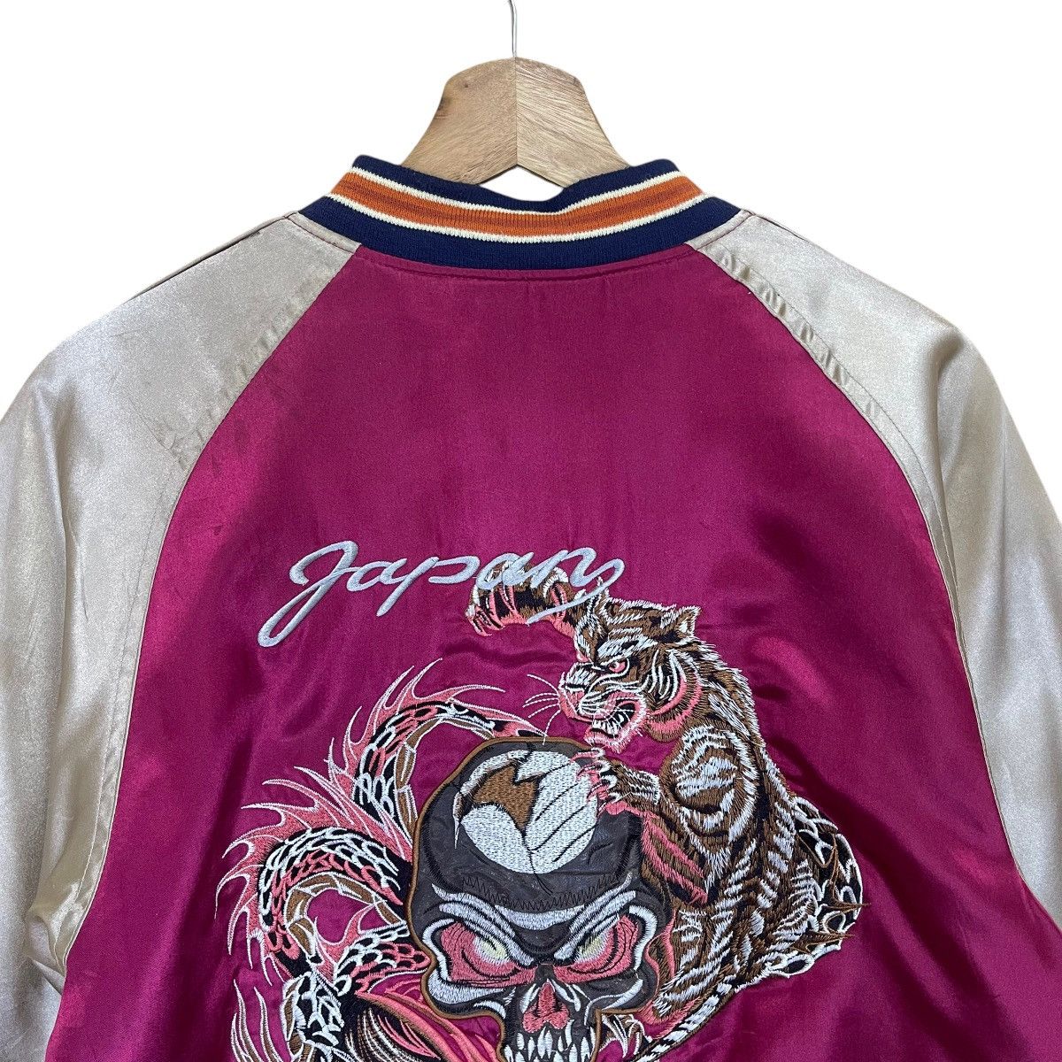 Japanese Brand Sukajan Dragon Embroidered Satin Jacket Size US M / EU 48-50 / 2 - 4 Thumbnail