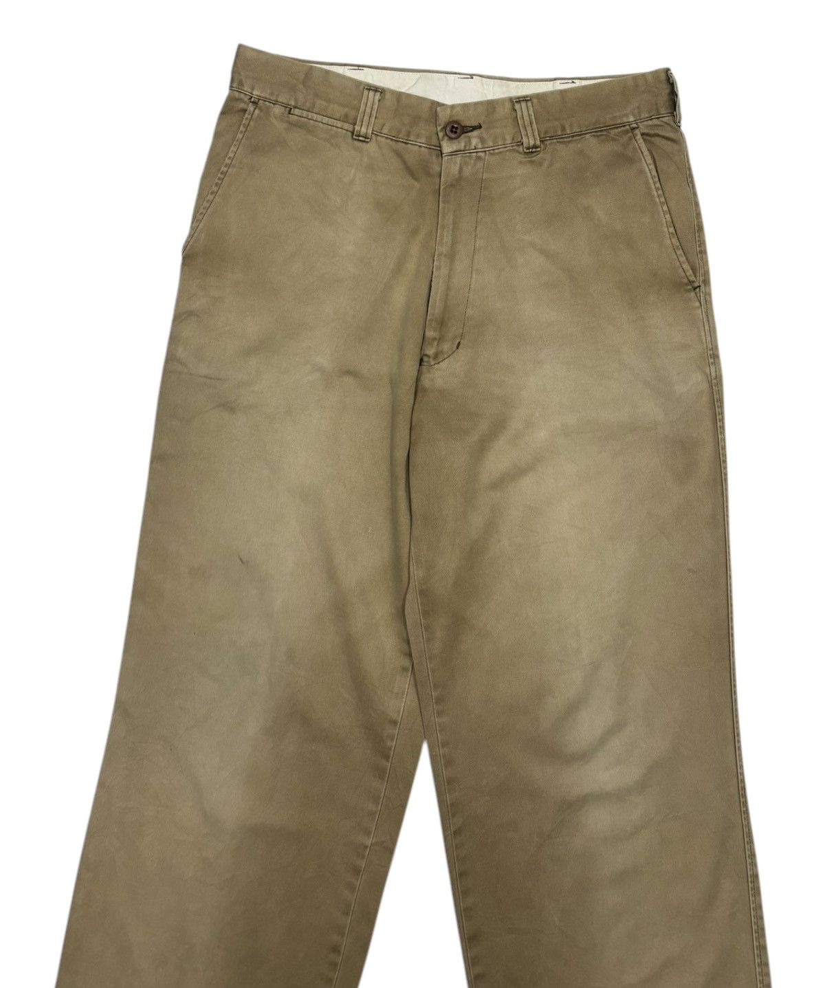 Schott Vintage SCHOTT NYC Faded Brown Baggy Trouser Pants Size US 33 - 4 Thumbnail