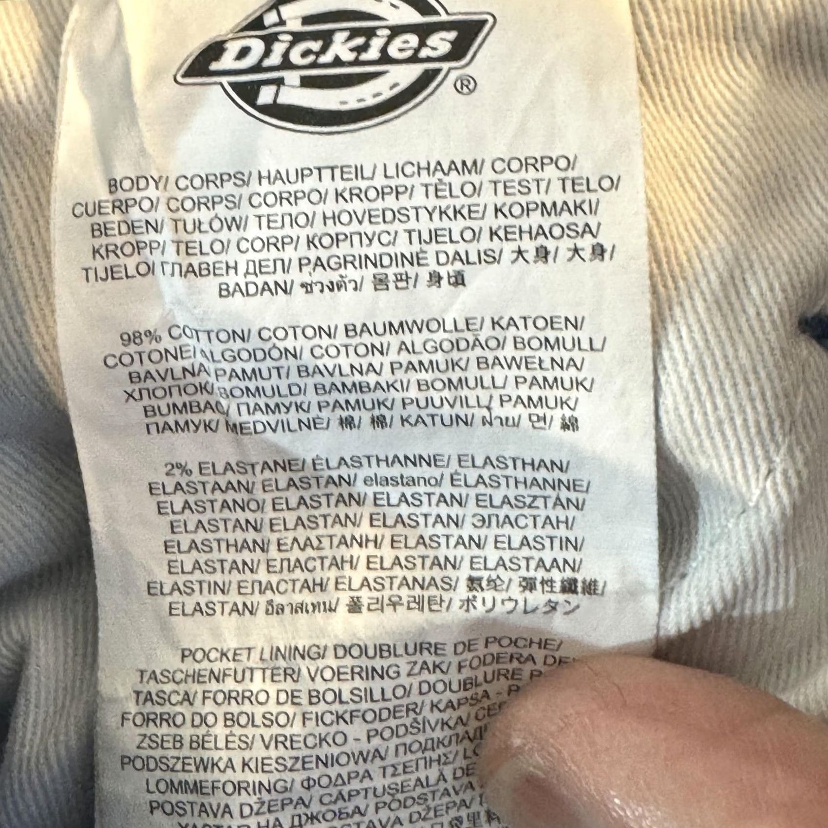 Dickies Dickies Cargo Pants Womens 26x27 Blue Workwear Carpenter Utilities Pants Size 26" / US 2 / IT 38 - 5 Thumbnail