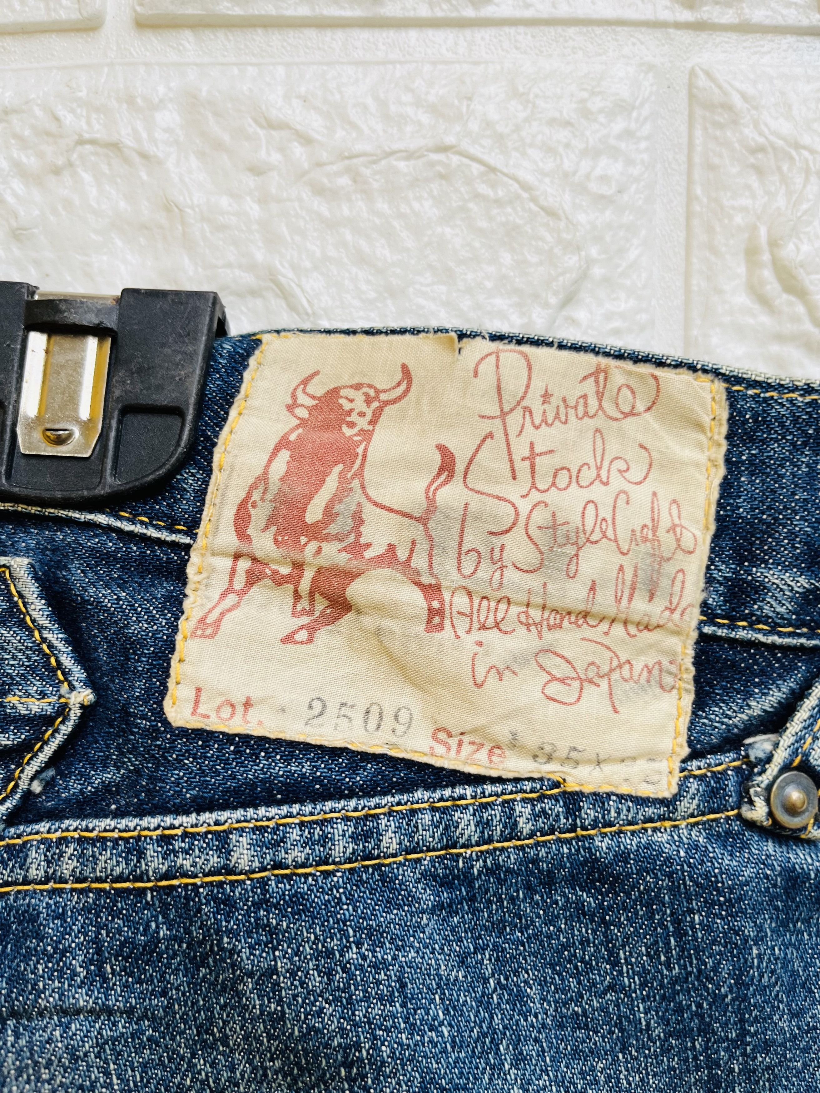 Japanese Brand × Vintage Vintage 90s Evis Evisu Japanese Designer Fashion Style Size US 34 / EU 50 - 9 Thumbnail