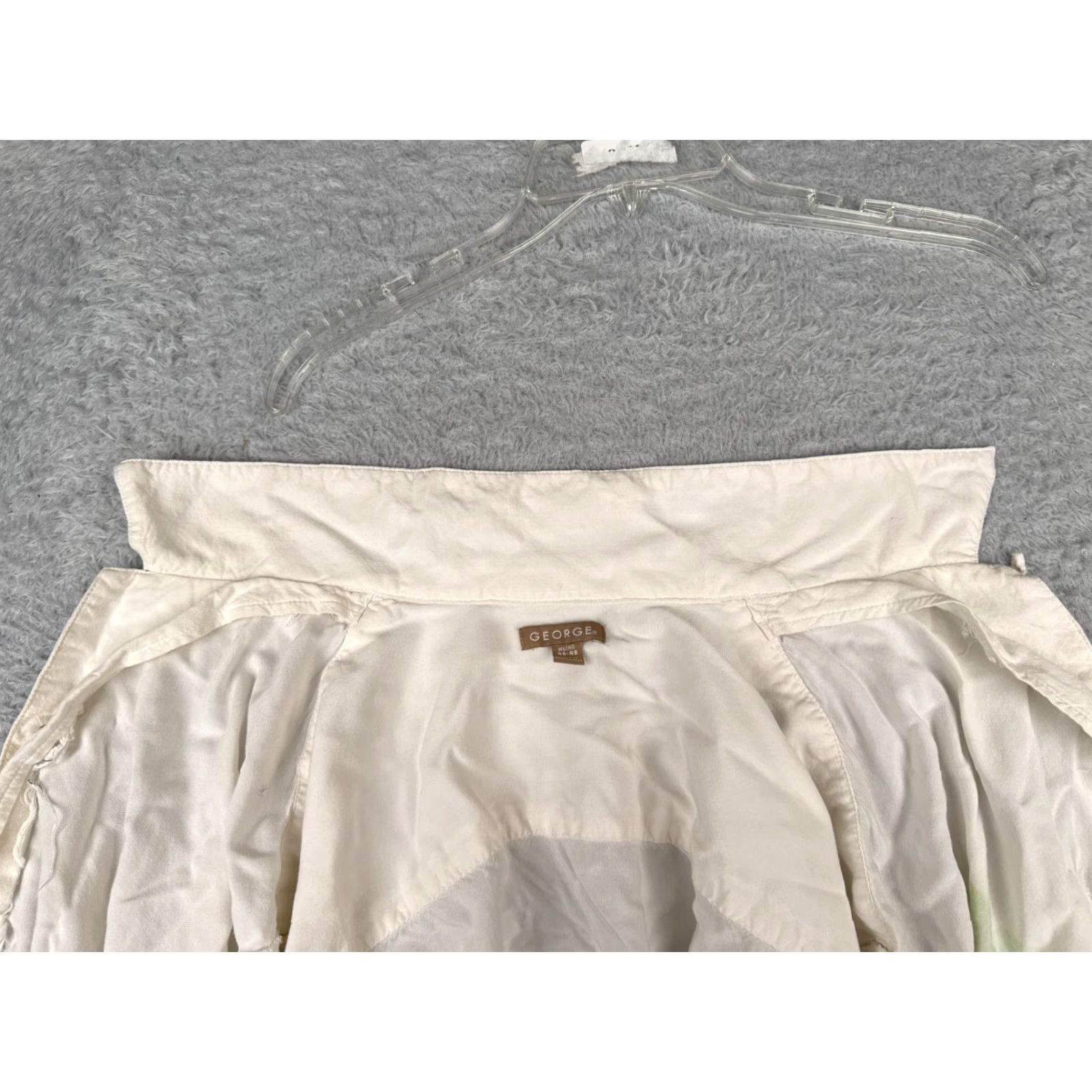 George VINTAGE George Shirt Mens XL Orange White Beer Lime Bubbly Hawaiian Cerveza Size US XL / EU 56 / 4 - 2 Thumbnail