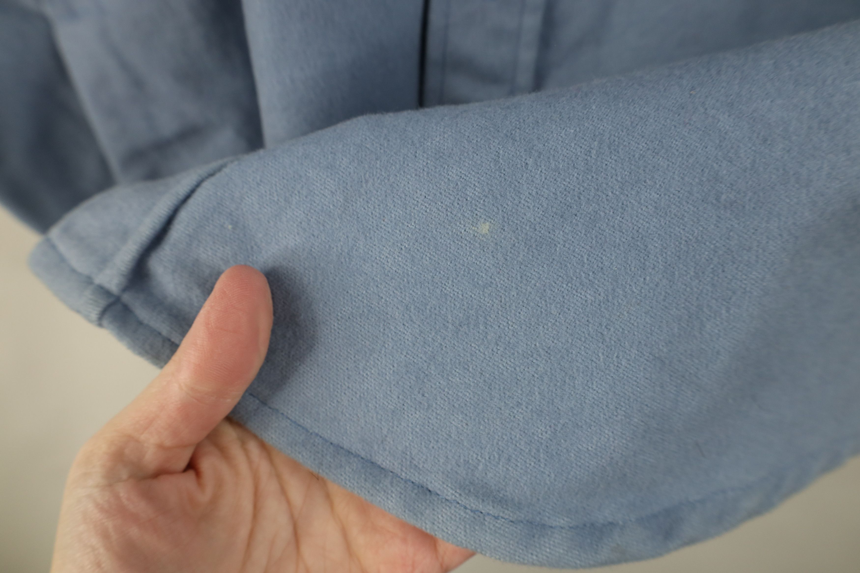 Vintage Vintage 70s Big Mac Chamois Cloth Button Shirt Blue USA Size US XL / EU 56 / 4 - 4 Thumbnail