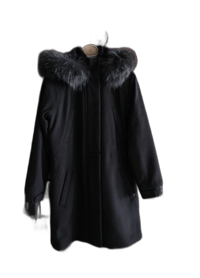Ermenegildo Zegna Loro Piana Icery Mid-Length Cashmere Coat - dmc Size M / US 6-8 / IT 42-44 - 1 Thumbnail