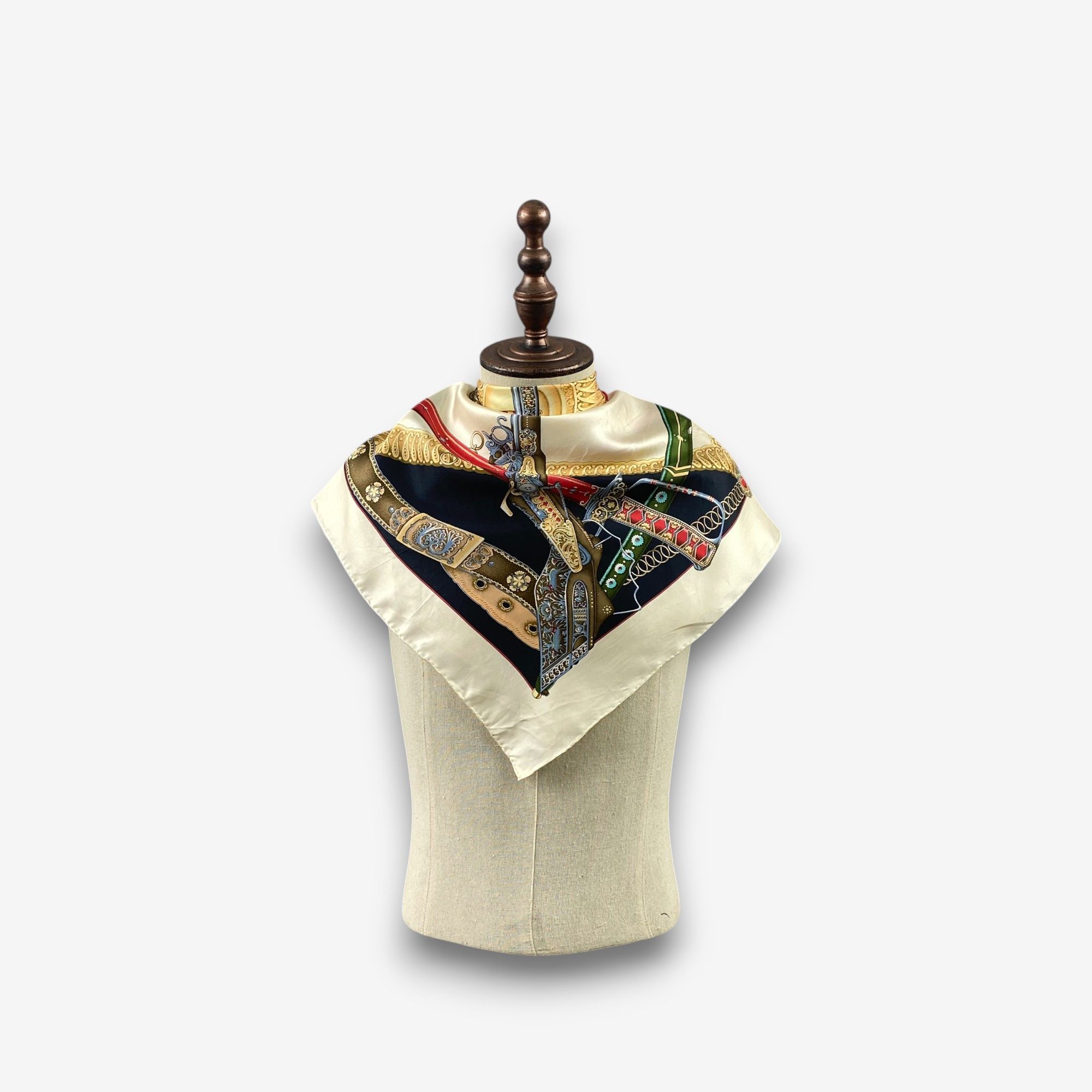 Japanese Brand Vintage Military Regalia SILK Scarf Twill Wraps Scarves Size ONE SIZE - 2 Thumbnail