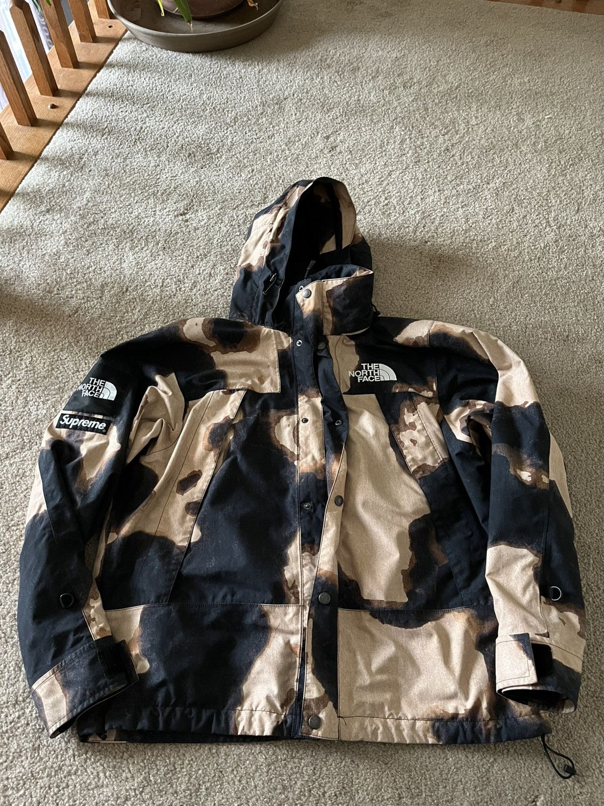 Supreme × The North Face Tan & Black Camo North Face x Supreme 