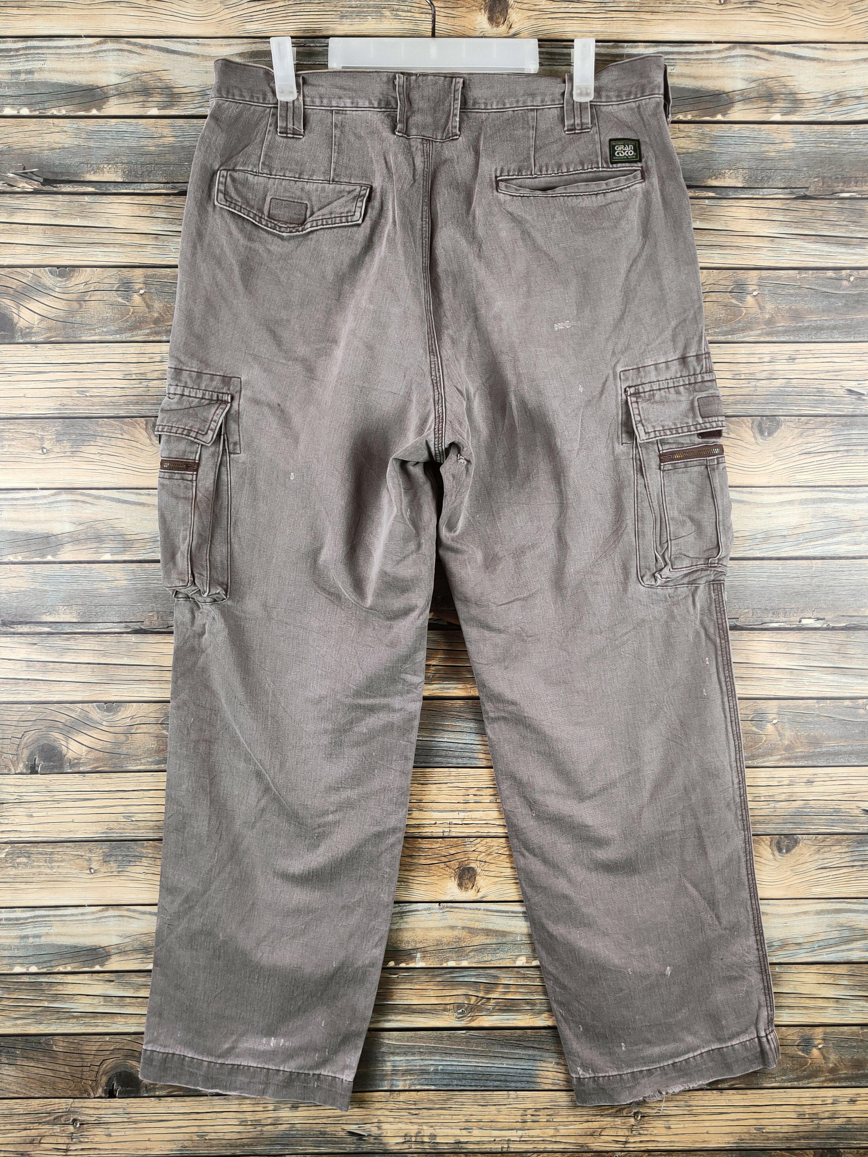 Japanese Brand DL Gran Cisco Light Brown Multipocket Cargo Pants #46-360 Size US 34 / EU 50 - 7 Thumbnail