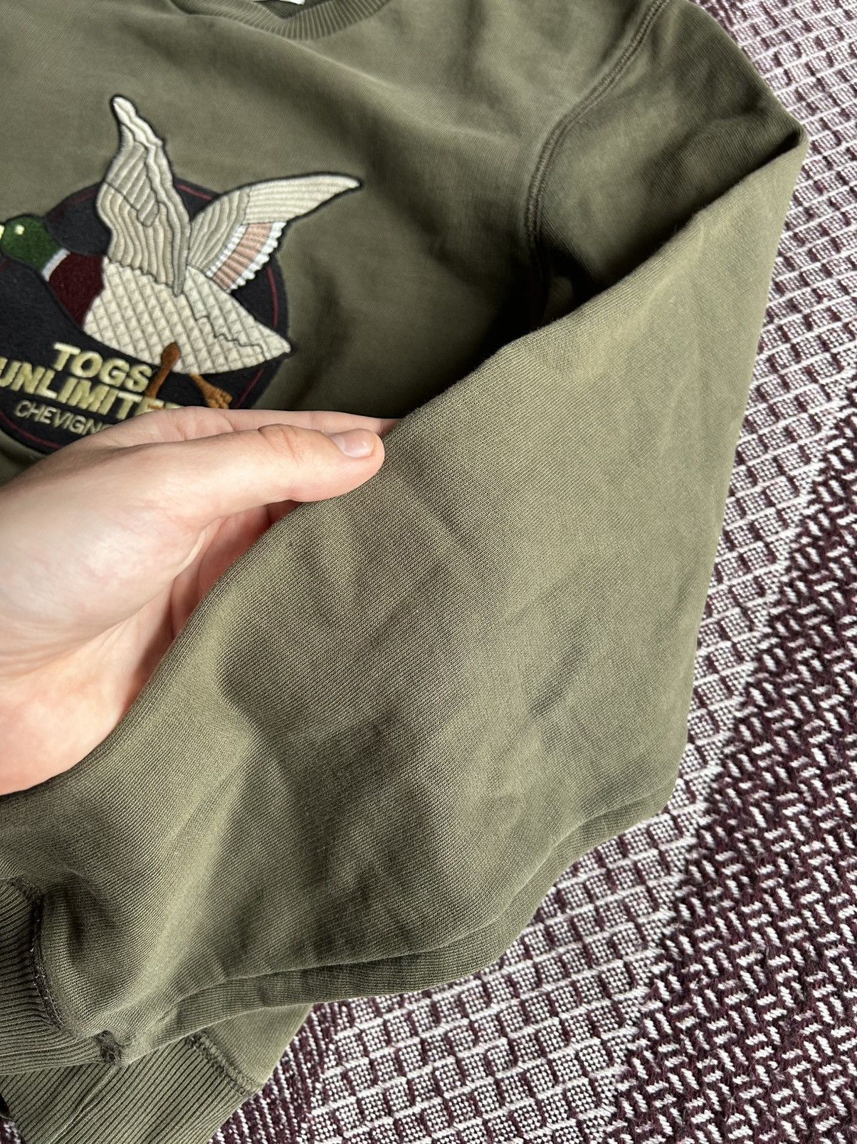 Chevignon × Vintage Chevignon Unlimited Sweatshirt Olive Green Streetwear Size S Size US S / EU 44-46 / 1 - 11 Thumbnail