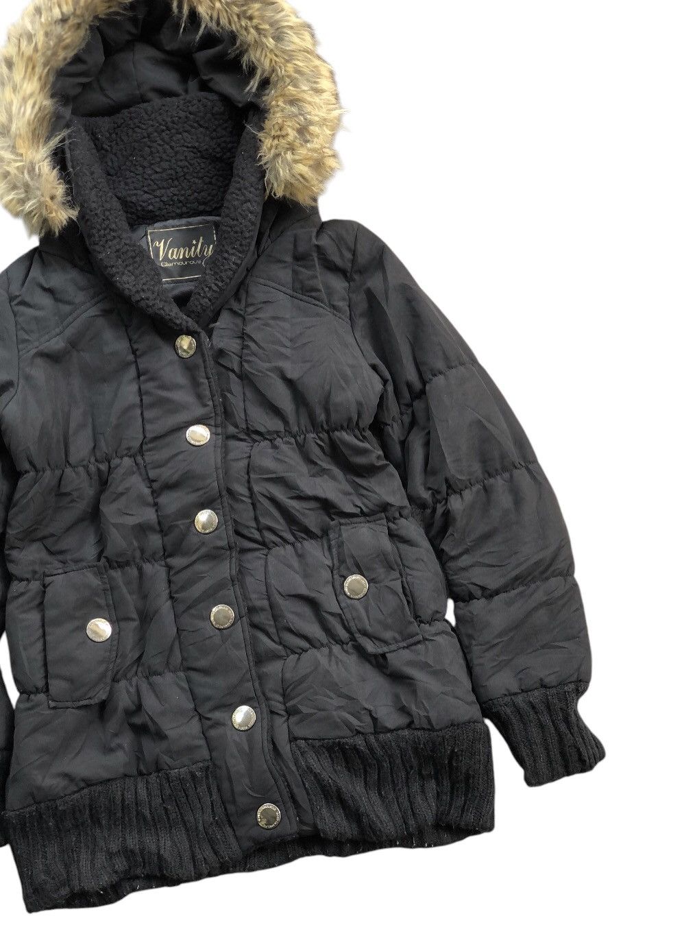 Japanese Brand × Le Grande Bleu (L.G.B.) Vanity Glamourous Fur Hoodie Down Jacket Size M / US 6-8 / IT 42-44 - 2 Thumbnail