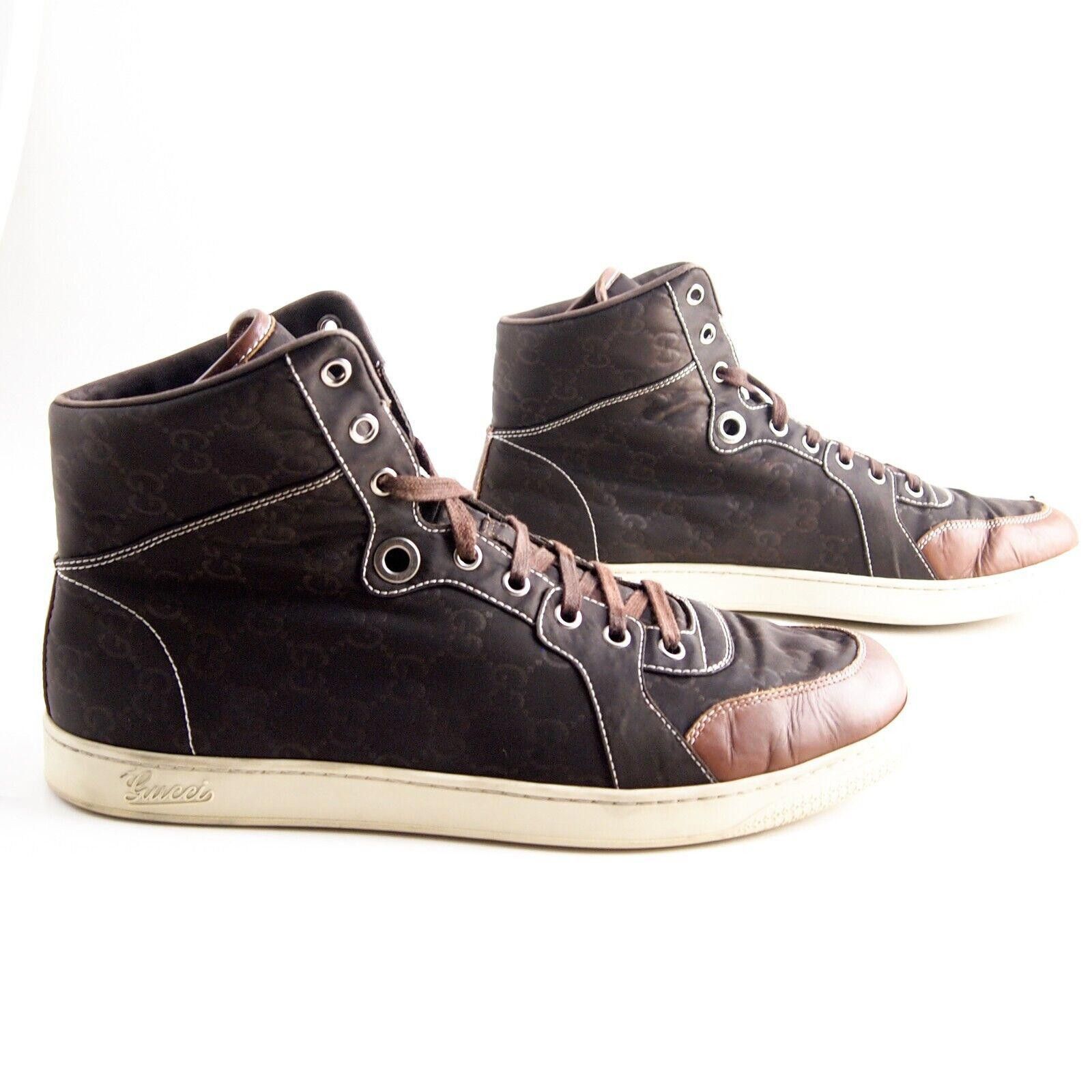 Gucci Gucci Sneakers Brown GG Supreme Nylon Leather US 11 EU 44 Size US 11 / EU 44 - 5 Thumbnail