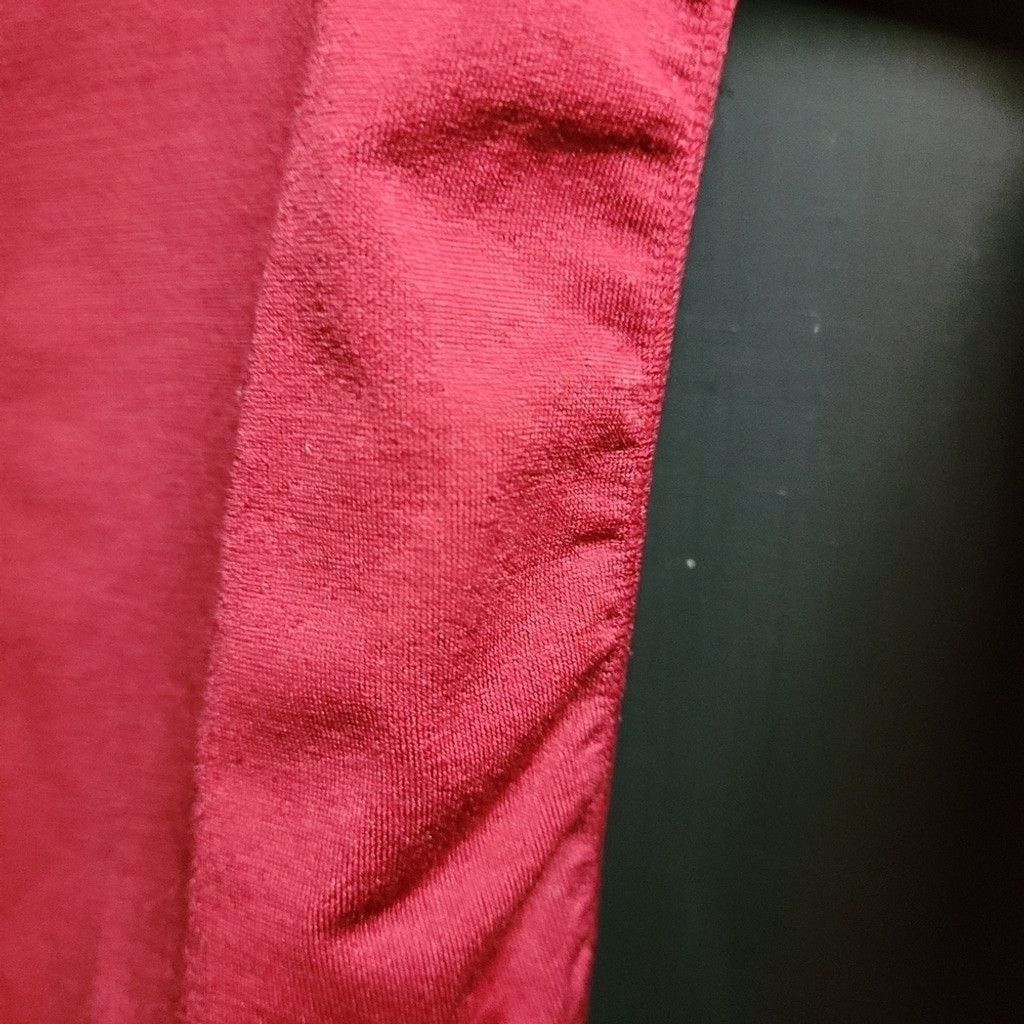 FILLES A PAPA Papaya, long sleeve ,side ruching,deep red, pre loved, small Size S / US 4 / IT 40 - 7 Thumbnail
