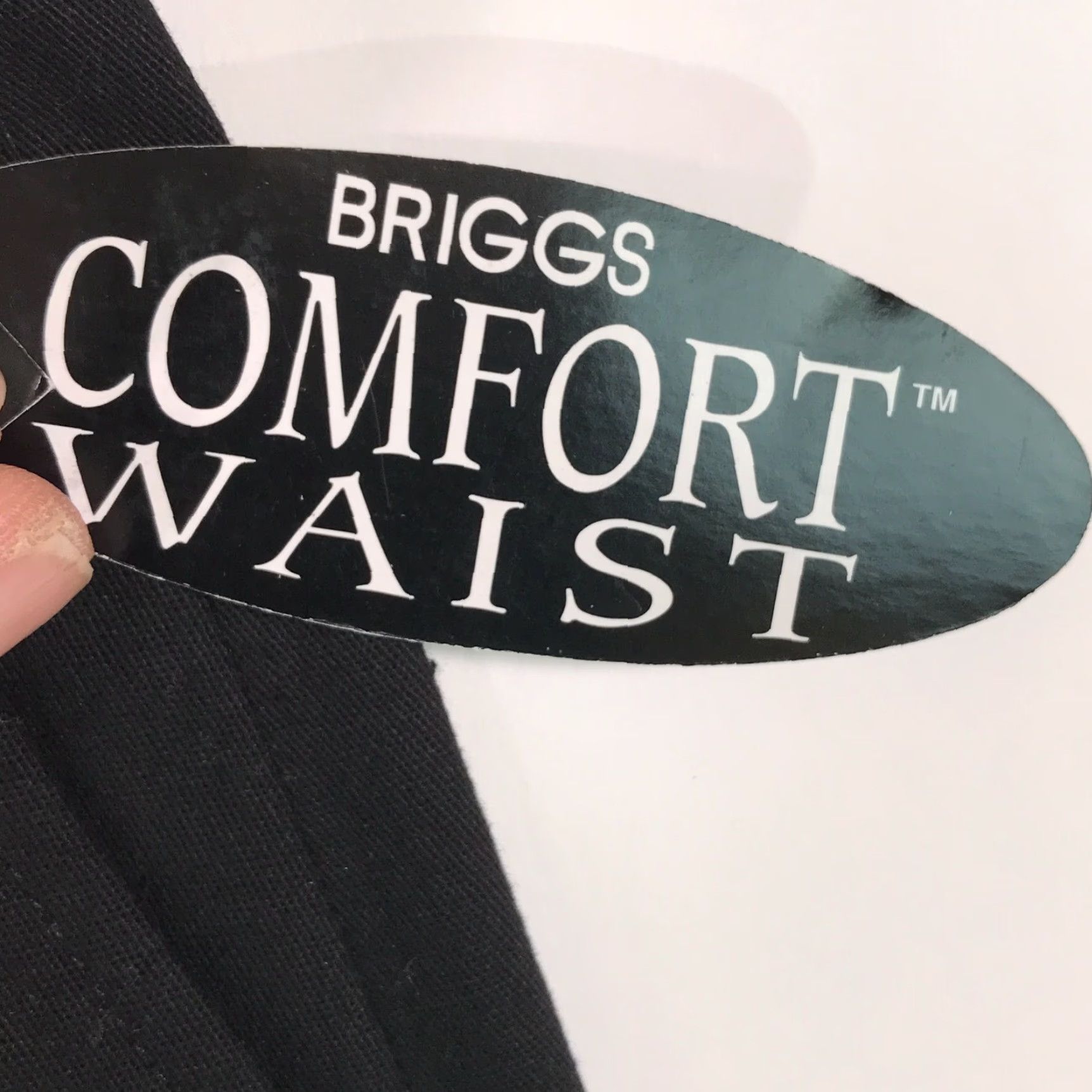 Vintage Briggs New York Womens Mid Rise Flower Print Casual Black Cropped Pant 14 Size 36" / US 14 / IT 50 - 7 Thumbnail