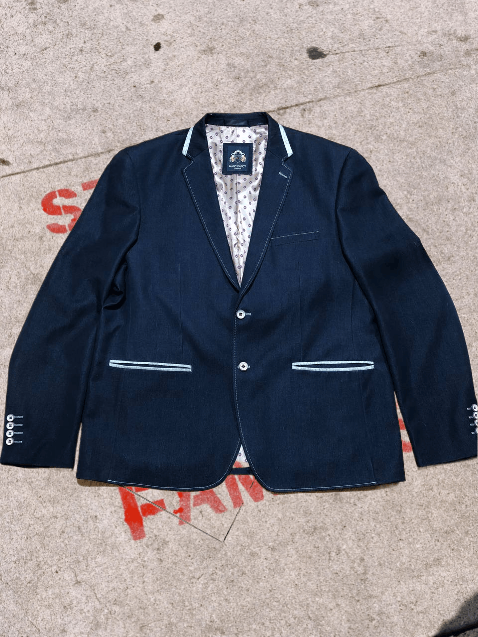Vintage Mens Designer Marc Darcy BLAZER CASUAL Size 48R - 1 Thumbnail