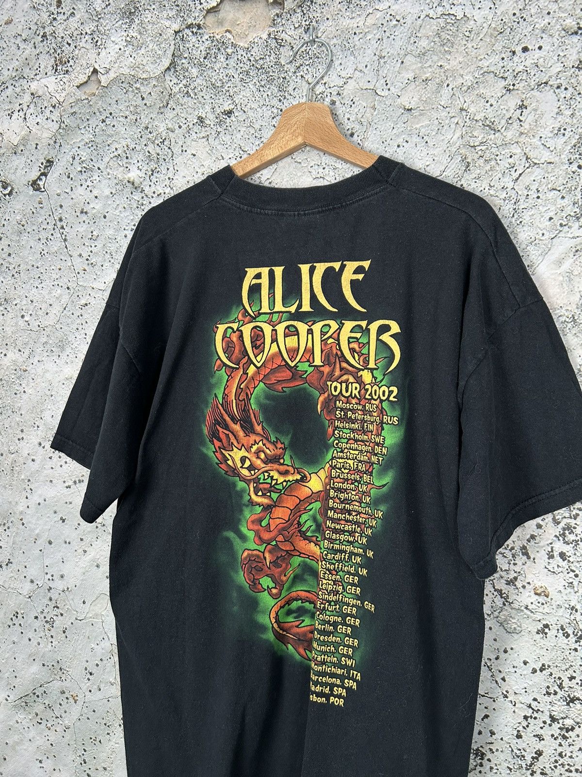 Band Tees × Vintage Vintage Alice Cooper 2002 Tour Rock Band Tee Rare Size US XL / EU 56 / 4 - 5 Thumbnail