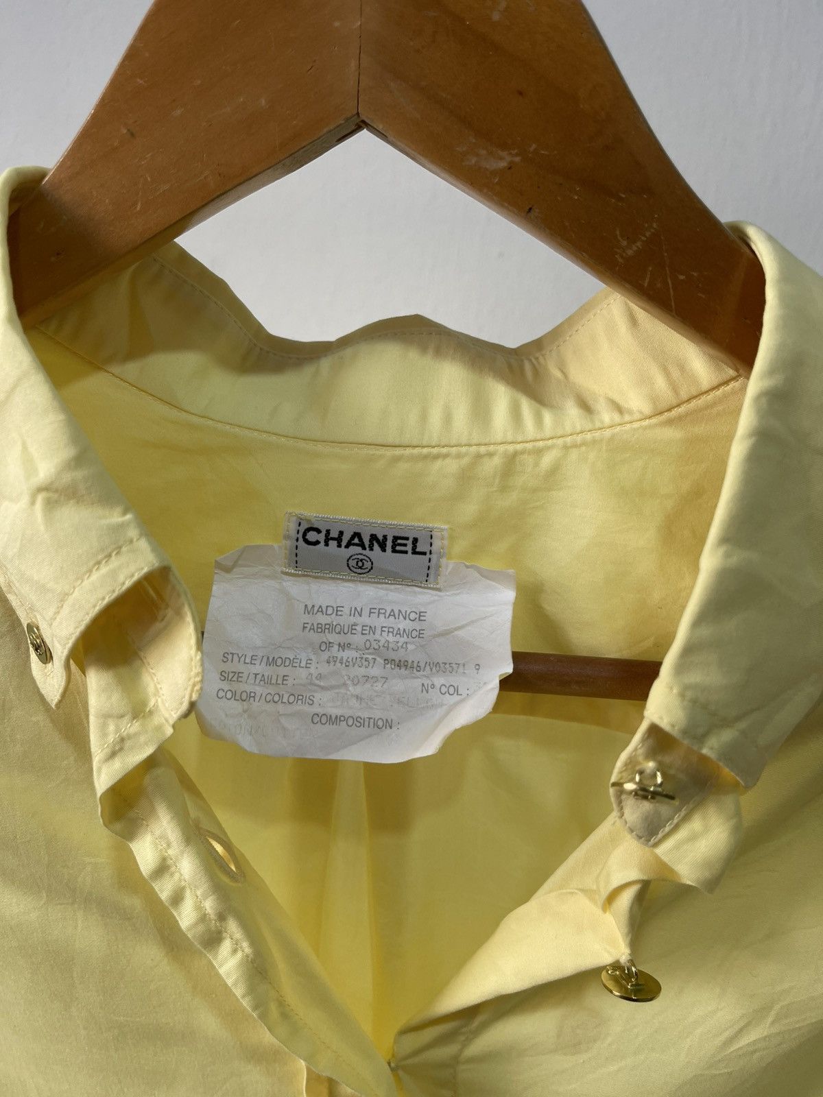 Chanel Vintage Chanel CC Logo Button Up A2 Size US M / EU 48-50 / 2 - 6 Thumbnail