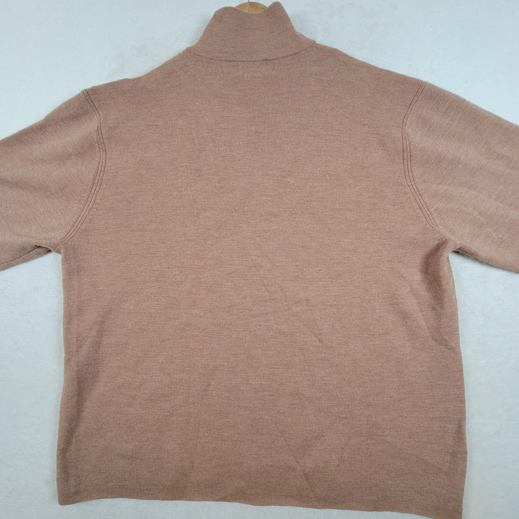 Alfani VINTAGE Alfani Jacket Women XXL Beige Merino Wool Long Sleeve Sweater Size XXL / US 16-18 / IT 52-54 - 3 Thumbnail
