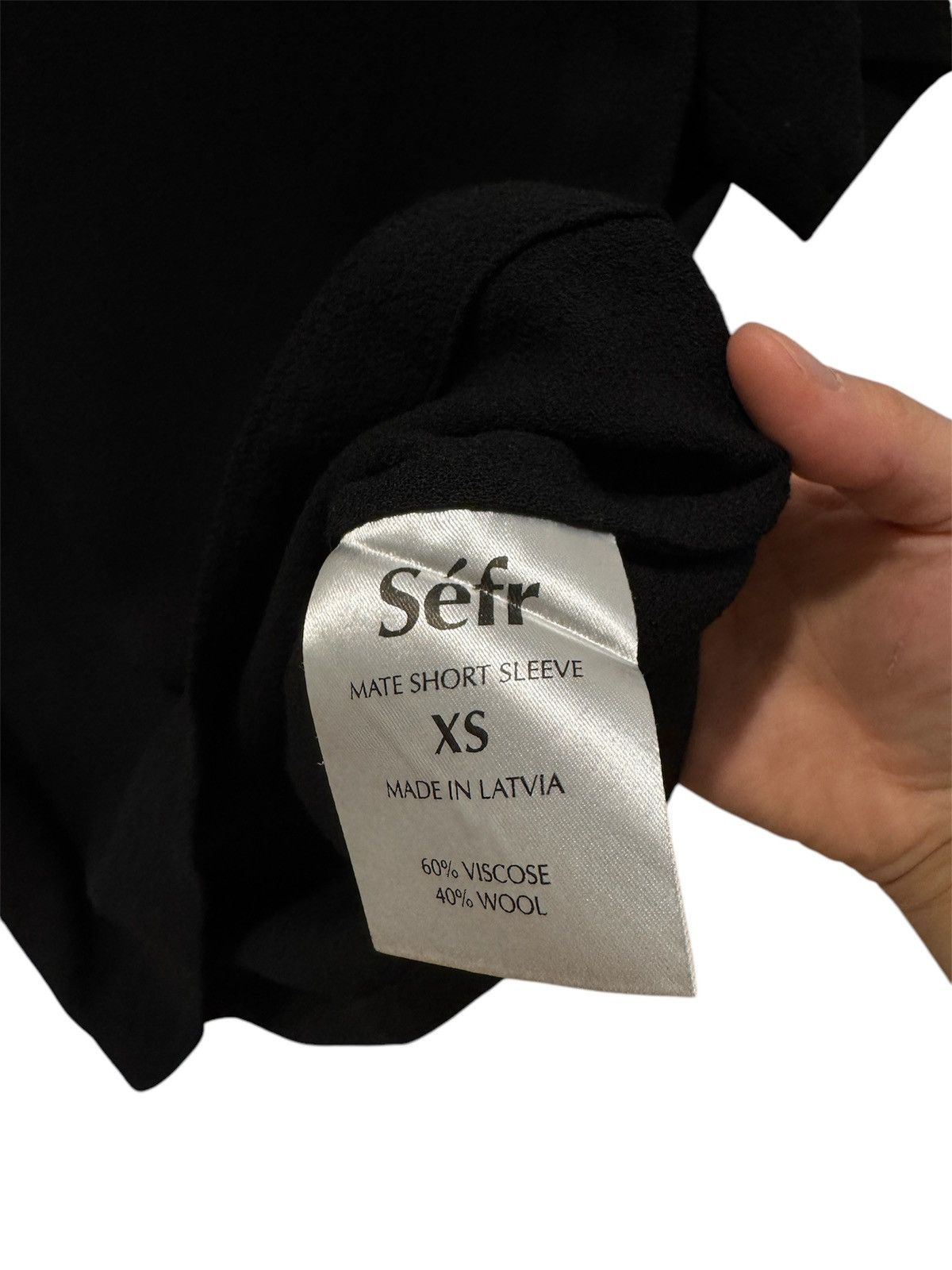 Sefr Sefr Mate Open Knit Polo Size US XS / EU 42 / 0 - 4 Thumbnail