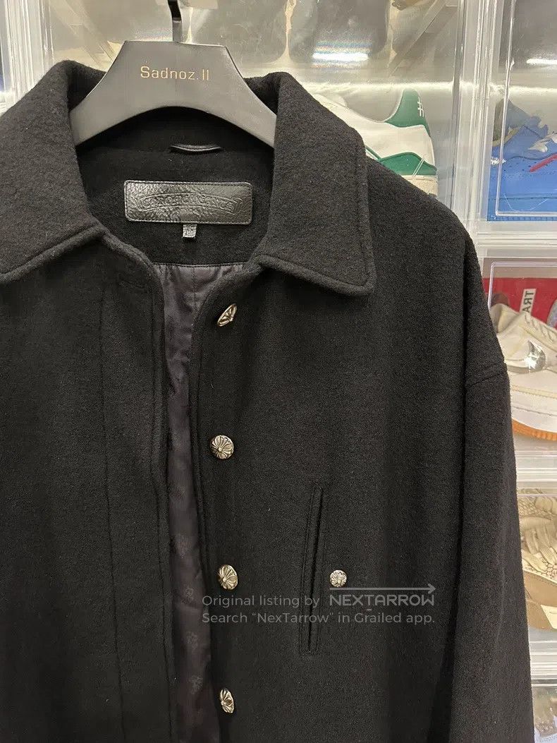 Chrome Hearts CHROME HEARTS Size M Black cashmere long coat Size M / US 6-8 / IT 42-44 - 2 Thumbnail