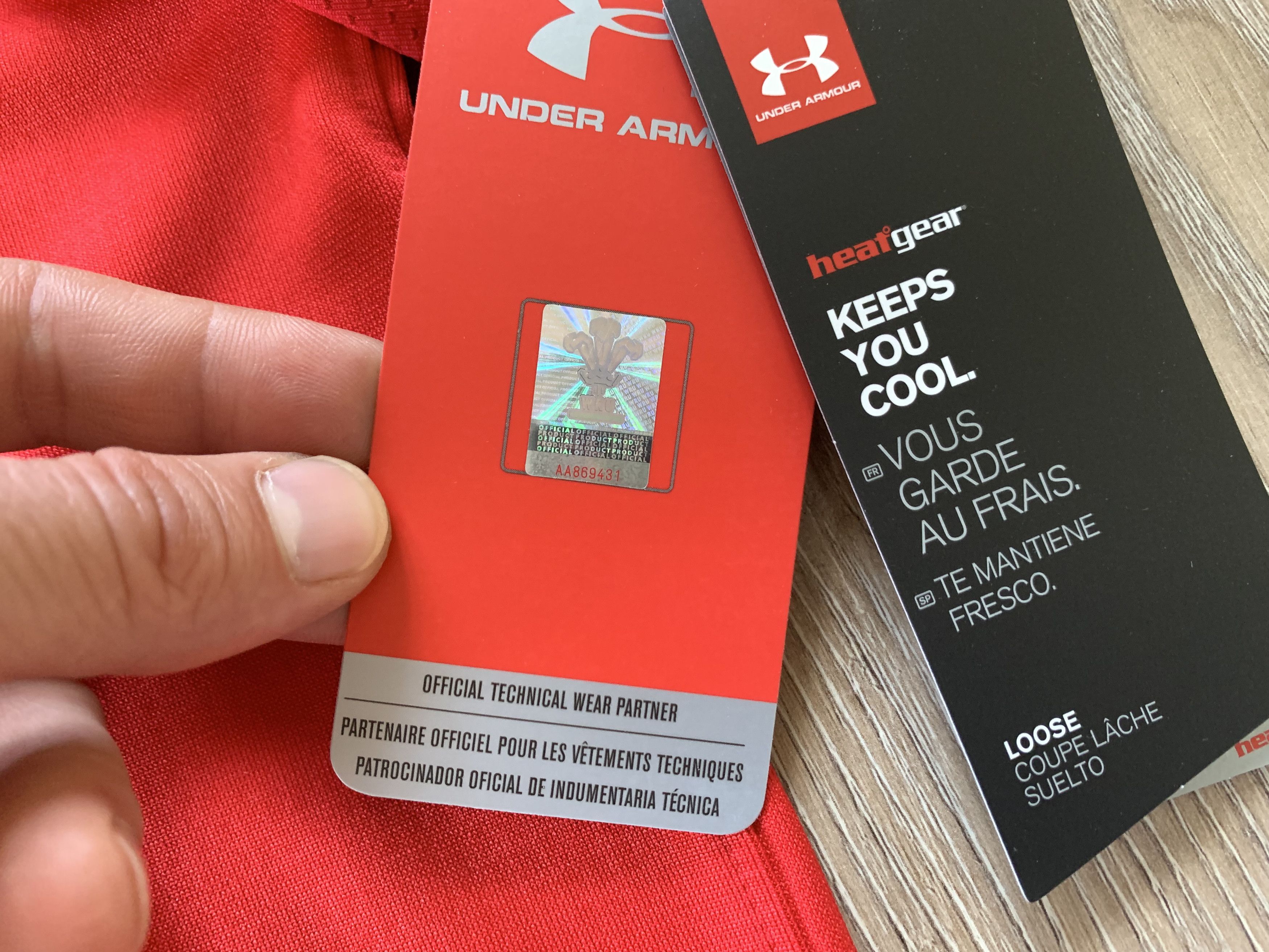 Under Armour × Vintage Under Armour Wales Rugby Union Home Jersey Size US M / EU 48-50 / 2 - 7 Thumbnail