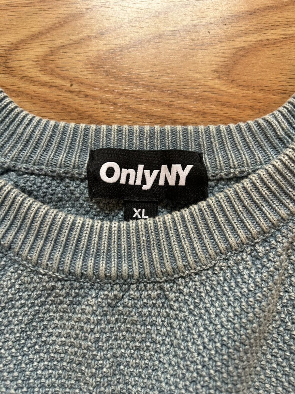 Only NY New Only NY cotton indigo birdseye sweater XL Size US XL / EU 56 / 4 - 2 Thumbnail