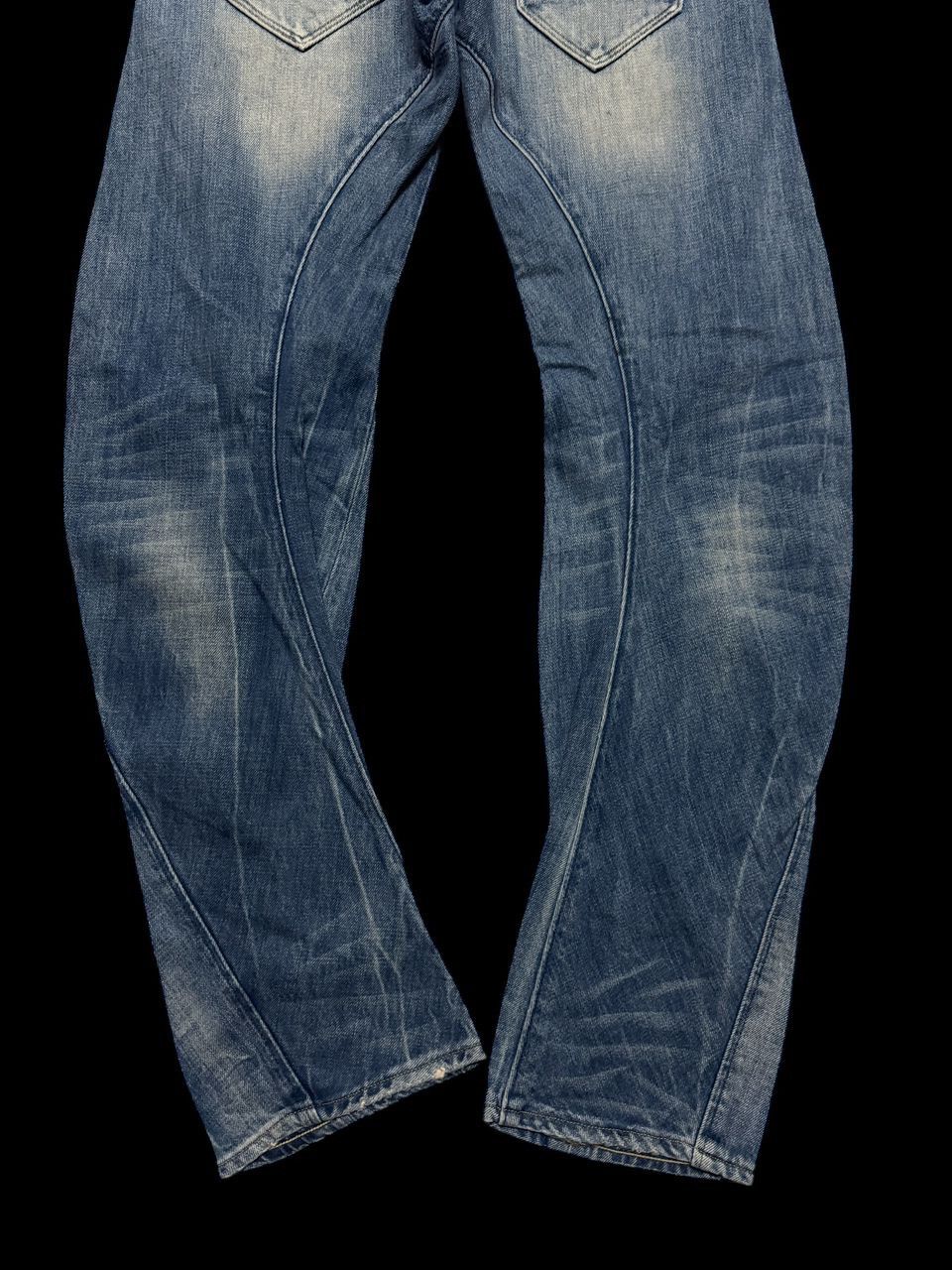 Tornado Mart G star Raw Punk Jeans Banana Insane Faded Style Size US 29 - 15 Thumbnail