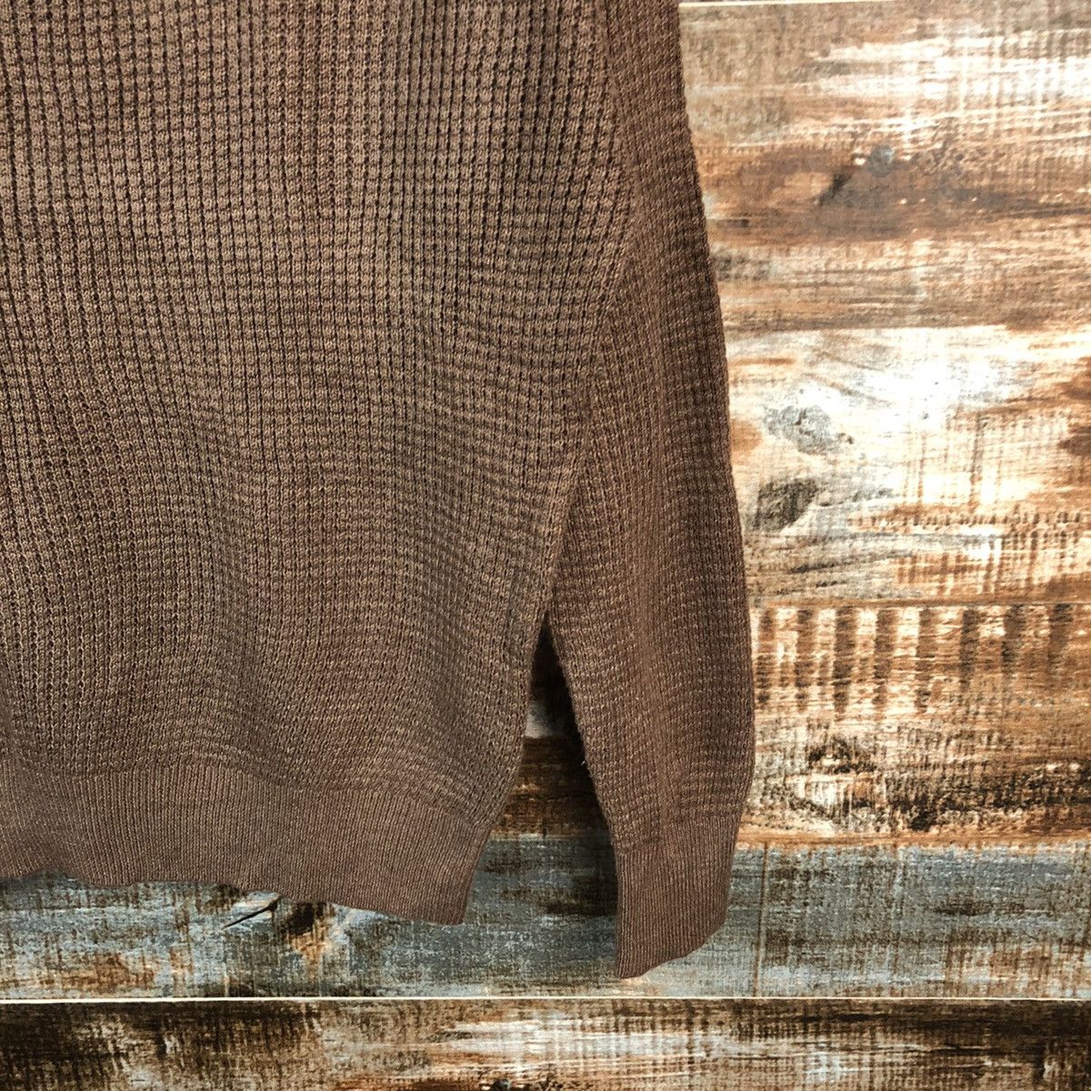 Homespun Knitwear × Japanese Brand Opaque Clip tokyo japan Brown Knitwear #A1338 Size L / US 10 / IT 46 - 8 Thumbnail