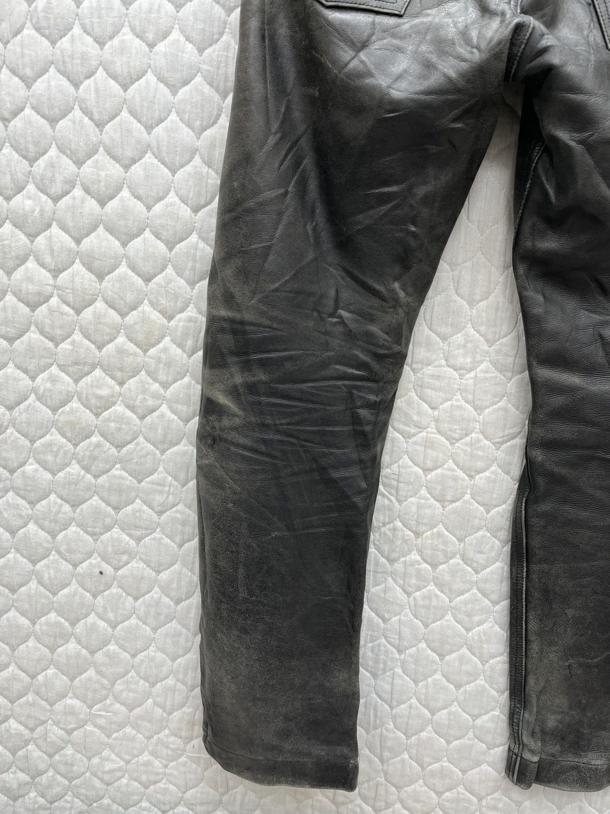 Genuine Leather × Vintage 🔥STEALS🔥 VTG BBH LEATHER PANTS Size US 29 - 13 Thumbnail