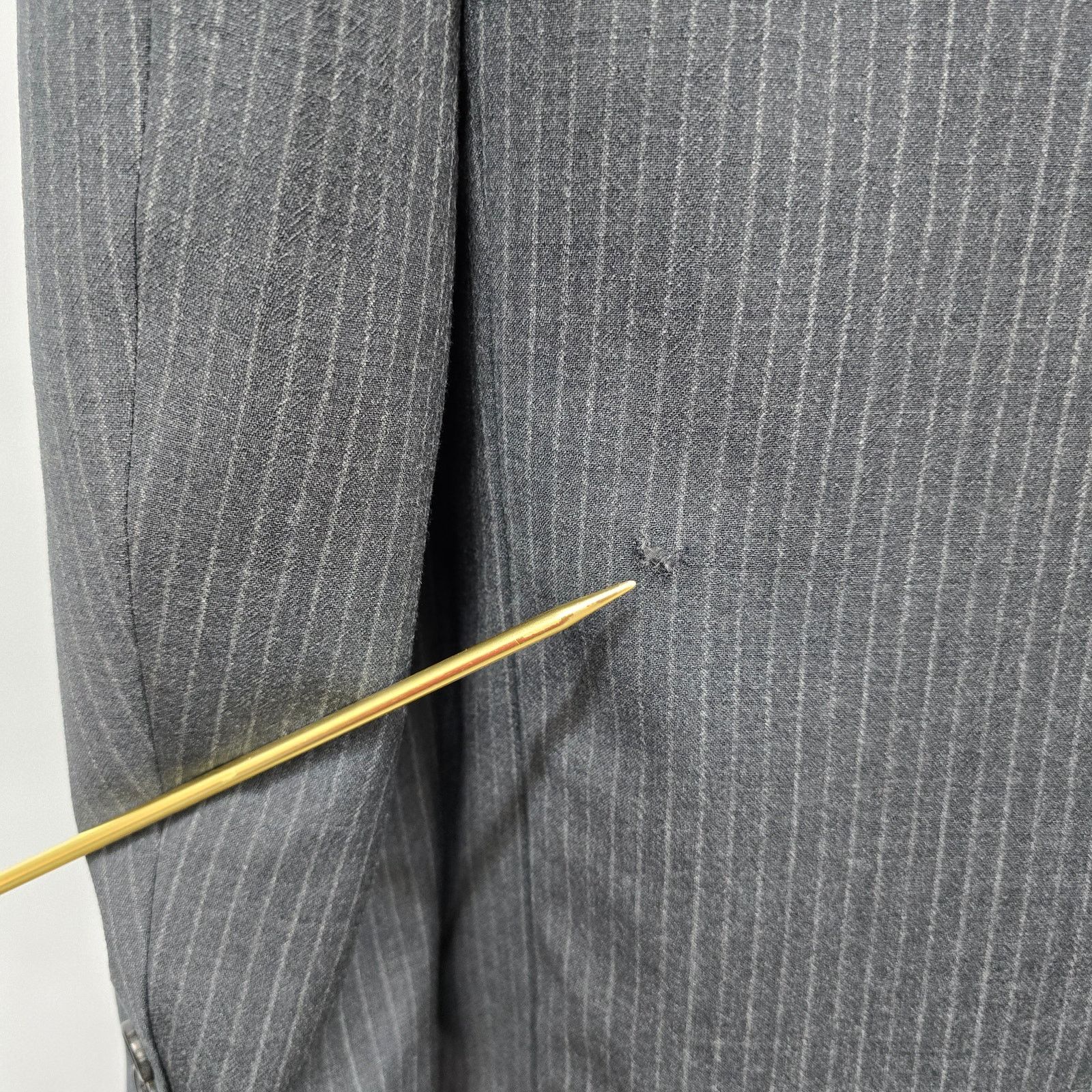Hugo Boss × Vintage Hugo Boss Einstein Sigma Blazer Jacket Sport Coat 40R Stripe Size 40R - 13 Thumbnail