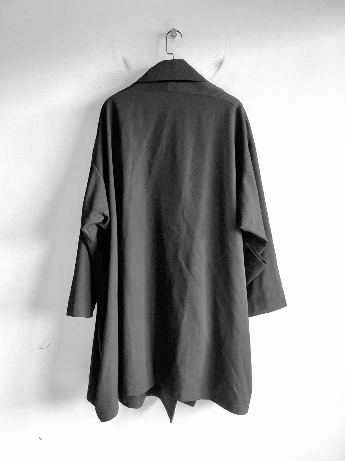 Yohji Yamamoto Yohji Yamamoto Pour Homme - WOOL GABARDINE SMOOTH COAT Size US M / EU 48-50 / 2 - 4 Thumbnail