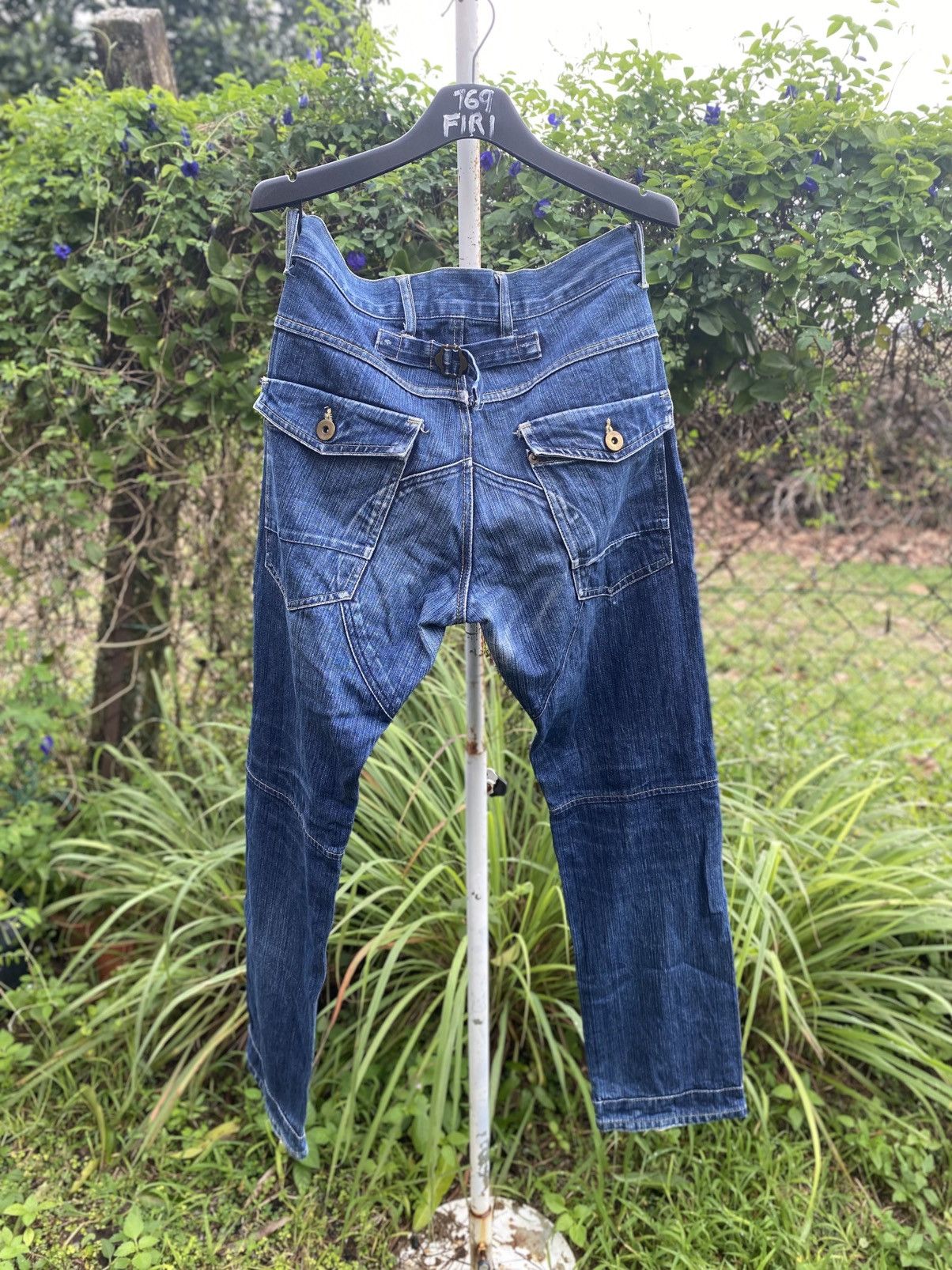 Japanese Brand Vintage Rubber Soul Jeans Size US 32 / EU 48 - 4 Thumbnail