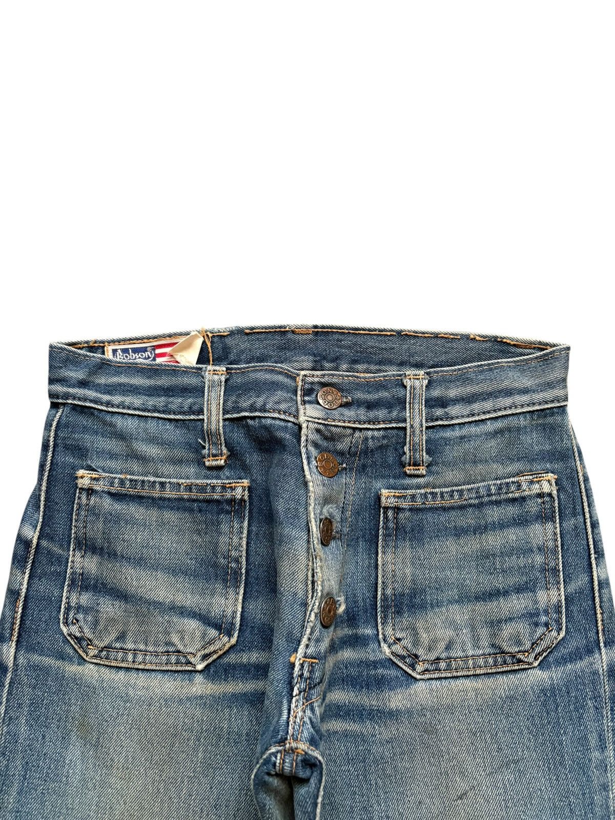 Japanese Brand Vintage Japanese Brand Mud Wash Bush Pant Bellbottom Jeans Size 27" / US 4 / IT 40 - 4 Thumbnail