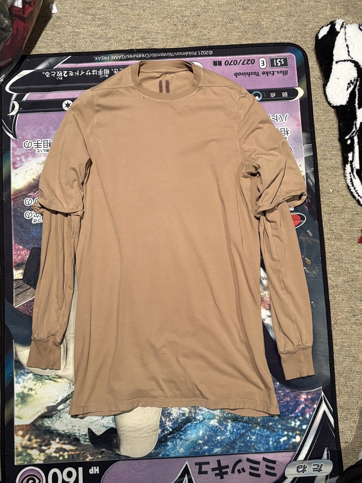 Rick Owens Drkshdw Rick Owens DRKSHDW Hustler Long Sleeve T-Shirt Size US M / EU 48-50 / 2 - 1 Thumbnail