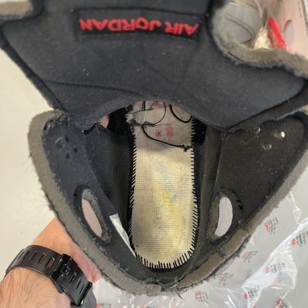 Jordan Brand × Off-White 2020 Jordan 5 Retro Off-White Muslin Size US 12.5 / EU 45-46 - 12 Thumbnail