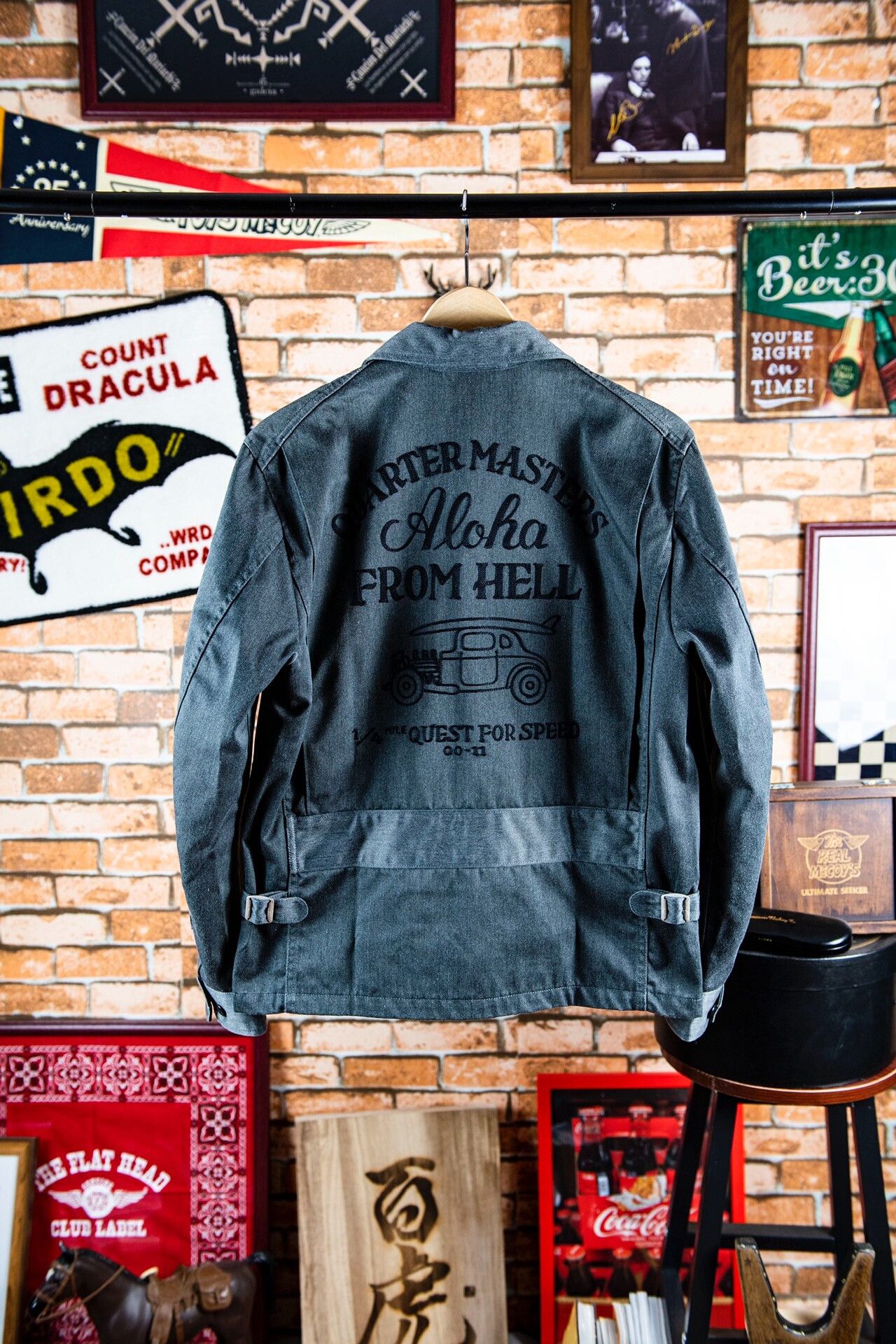 Japanese Brand Cootie Gray Motorcycle Jacket M Size Size US M / EU 48-50 / 2 - 1 Thumbnail