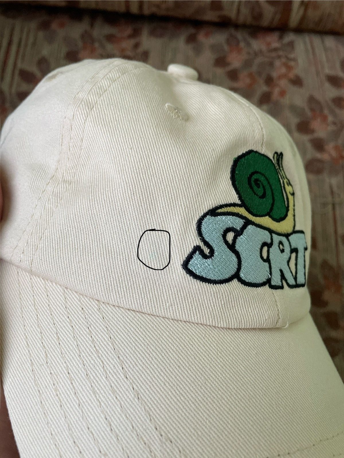 SCRT SCRT Snail logo Beige Cap Stay Creative Co. Size ONE SIZE - 10 Thumbnail