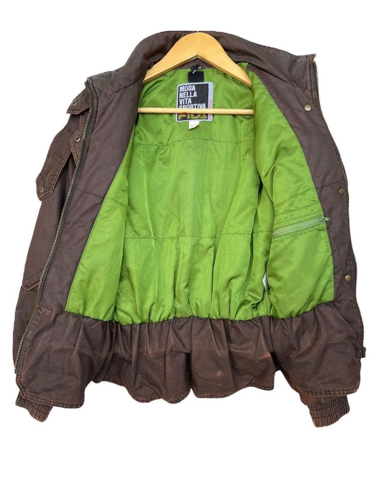 Fila Vintage Sun Faded Fila MA-1 Distressed ParaBomber Jacket Size US M / EU 48-50 / 2 - 7 Thumbnail