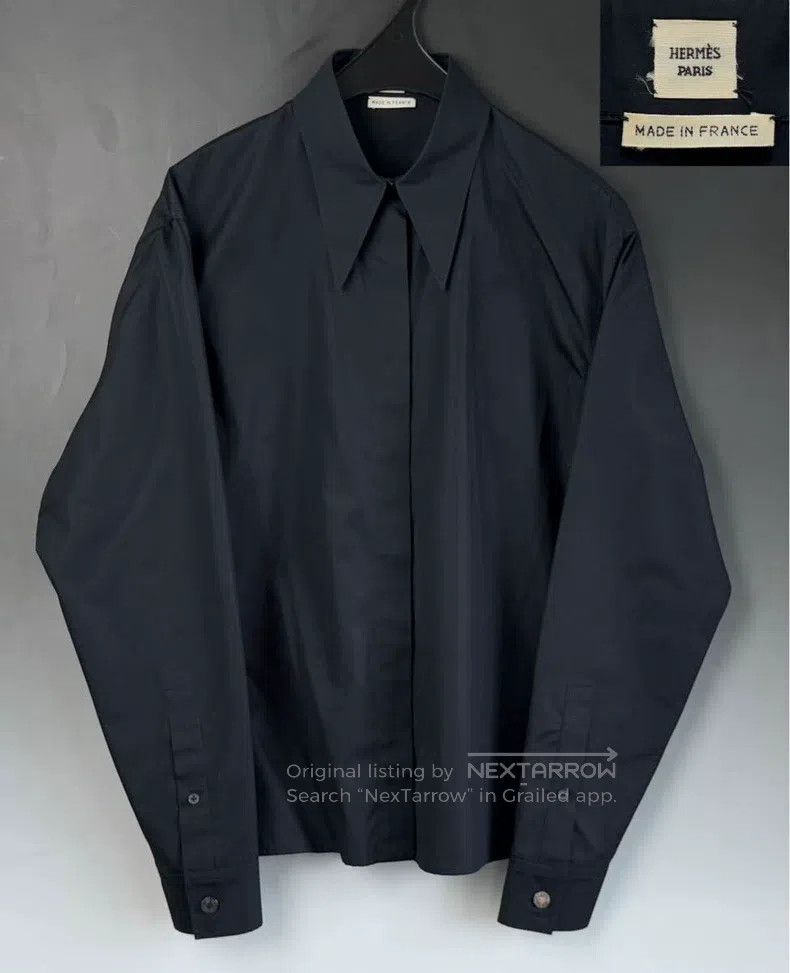 Hermes Black and Silver Shirt
