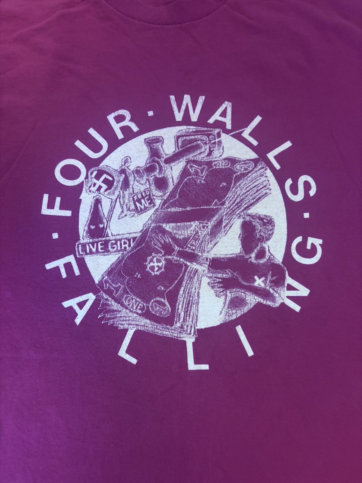 Band Tees FOUR WALLS FALLING hardcore band shirt Size US M / EU 48-50 / 2 - 1 Thumbnail