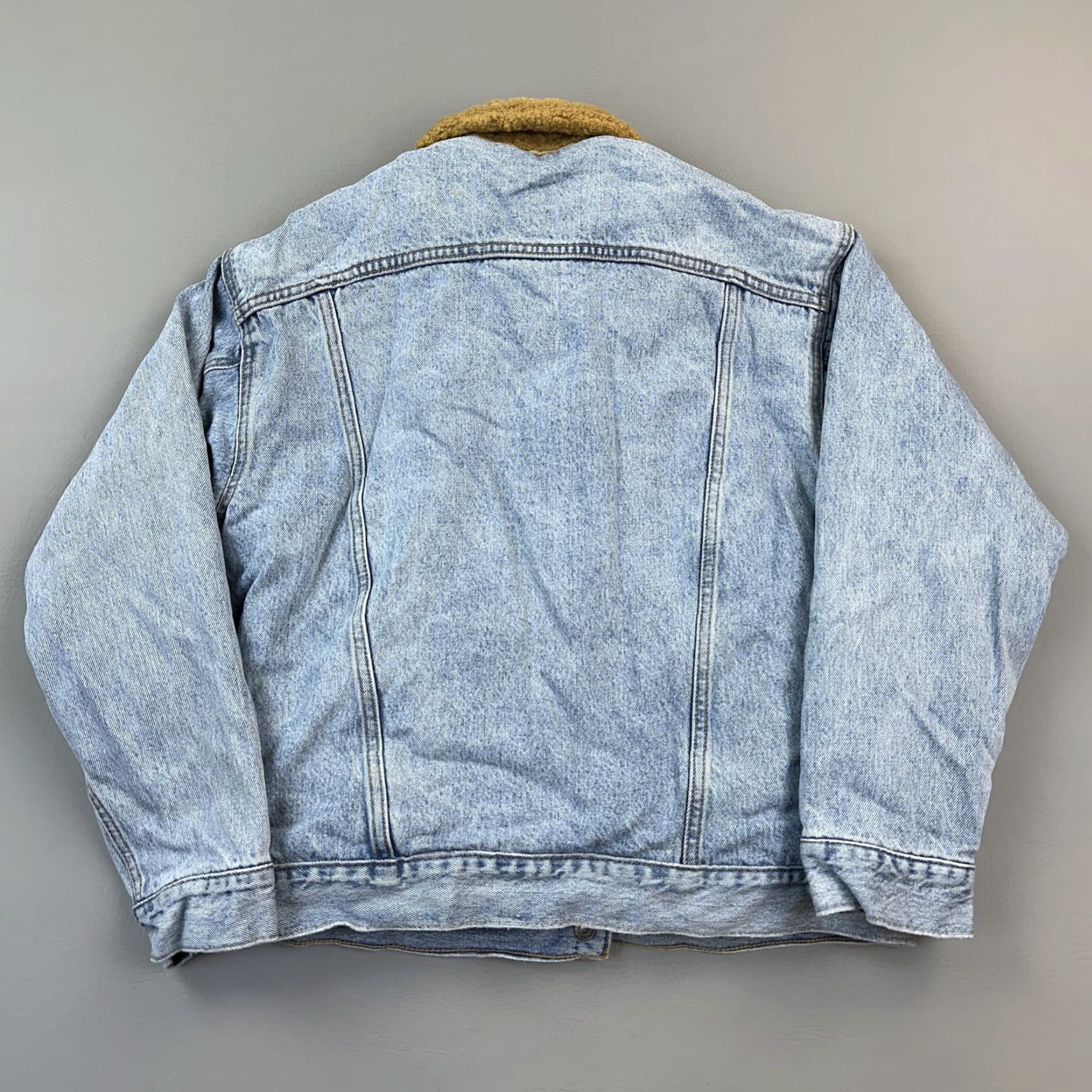 Levi's Levis Premium Trucker Jacket Women's Small Faux Fur Lined Reversible Trucker Jacket Size S / US 4 / IT 40 - 6 Thumbnail