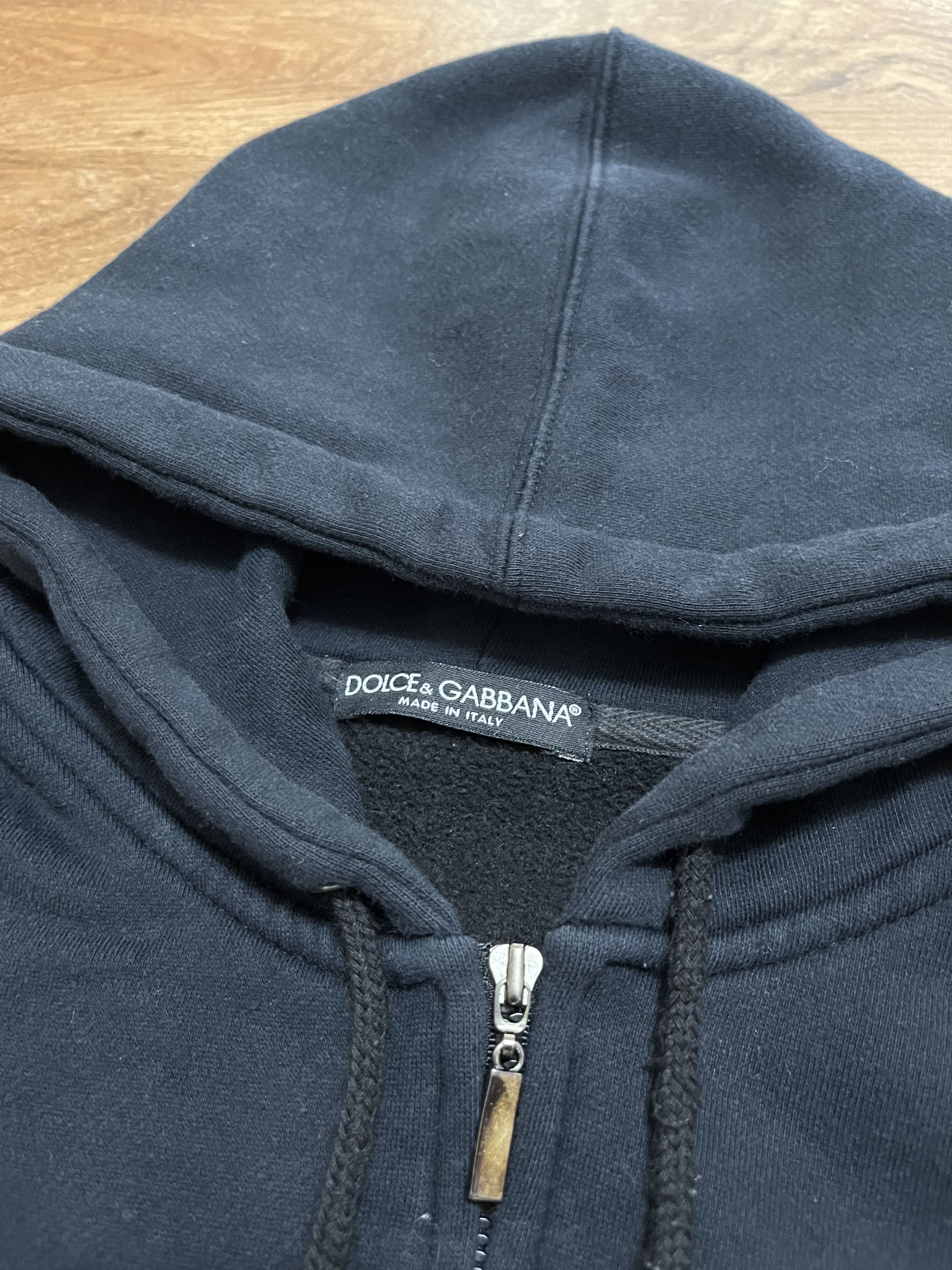 Dolce & Gabbana Dolce & Gabbana “MADE IN ITALY 141162” Graphic Zip-Up Hoodie Size US L / EU 52-54 / 3 - 3 Thumbnail