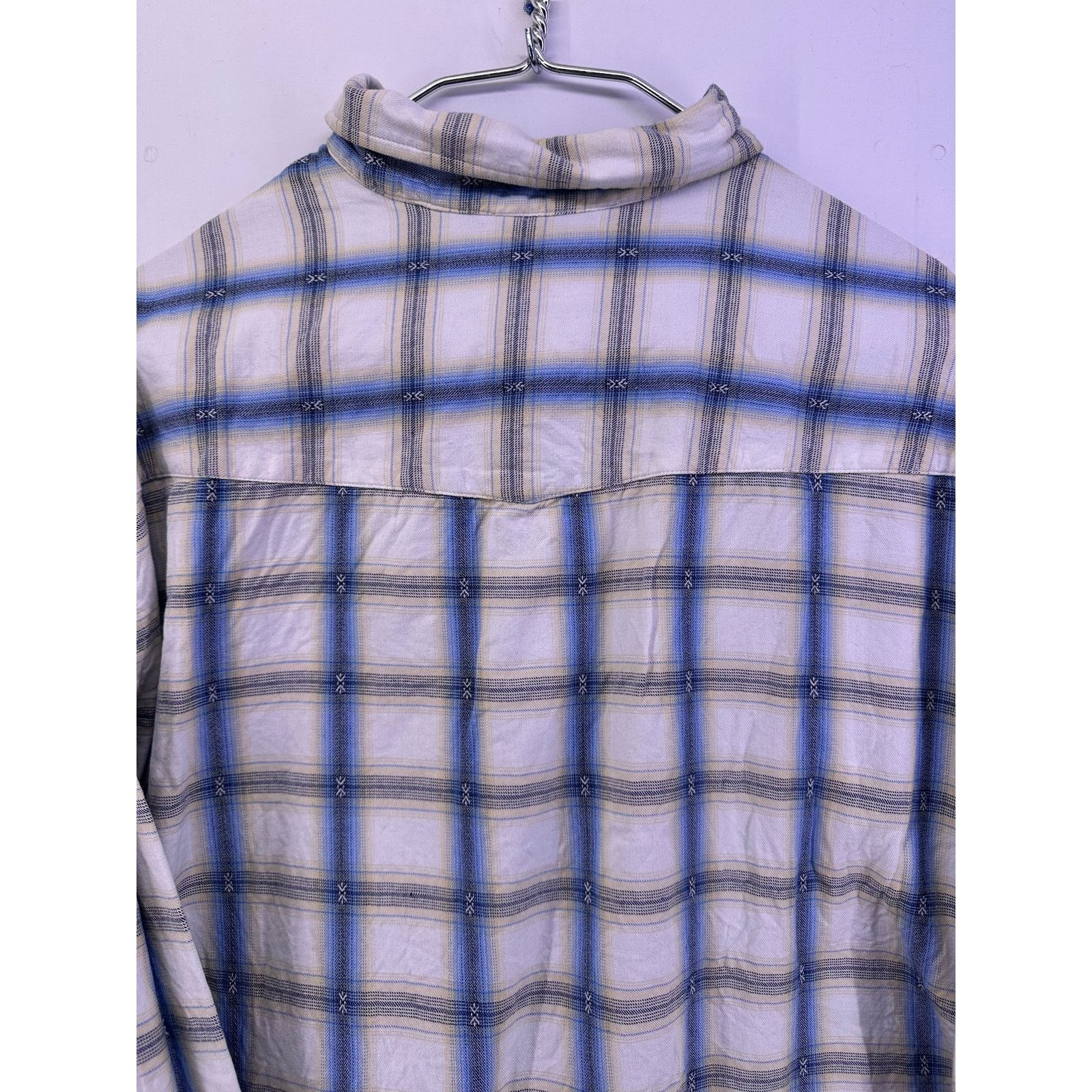 Orvis Orvis Western Shirt Blue/White Button Down Shirt Size XL Size US XL / EU 56 / 4 - 11 Thumbnail