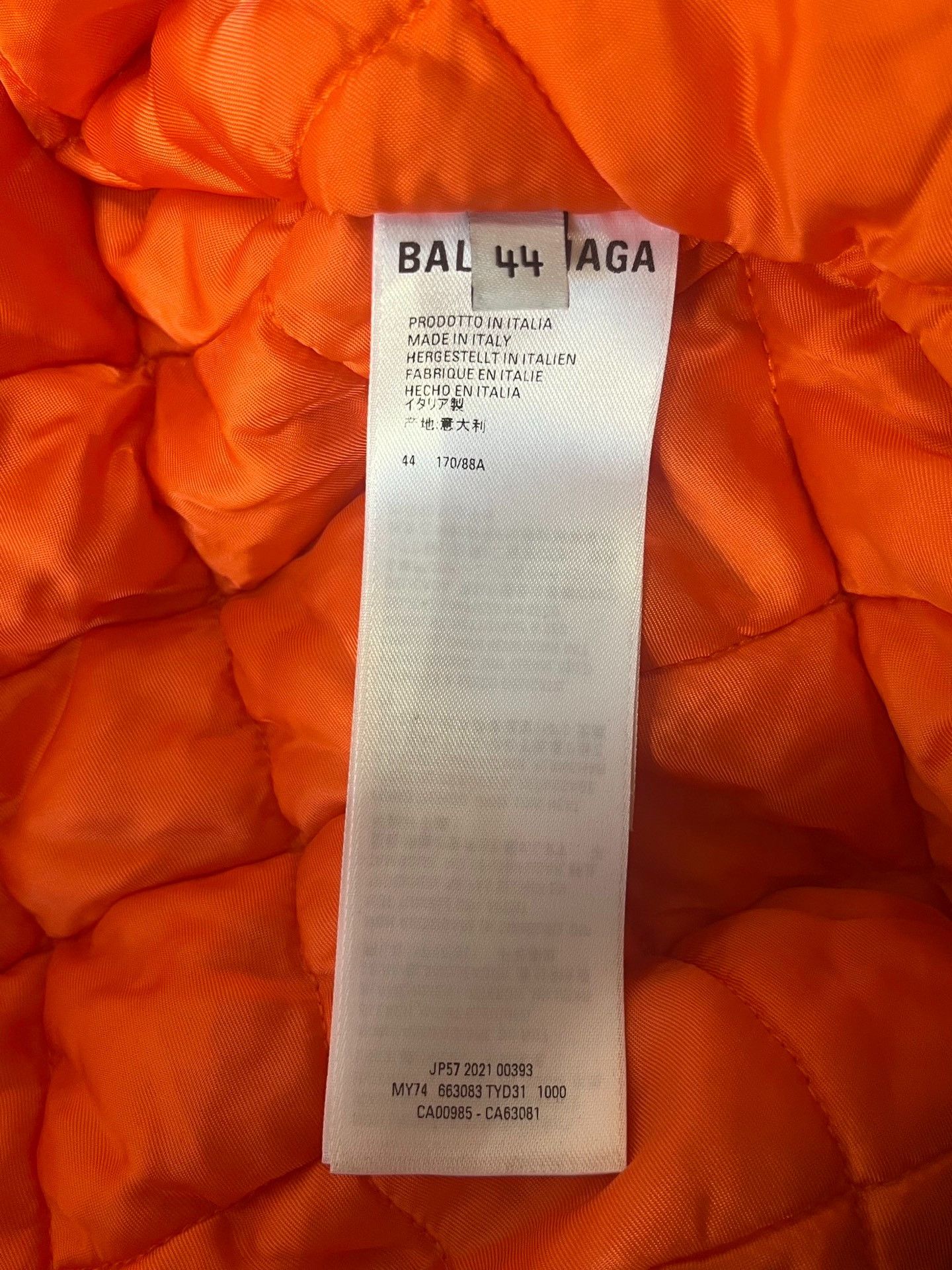 Balenciaga Balenciaga Nasa Astronaut Cotton Jacket 2501-Nextarrow Size US S / EU 44-46 / 1 - 4 Thumbnail