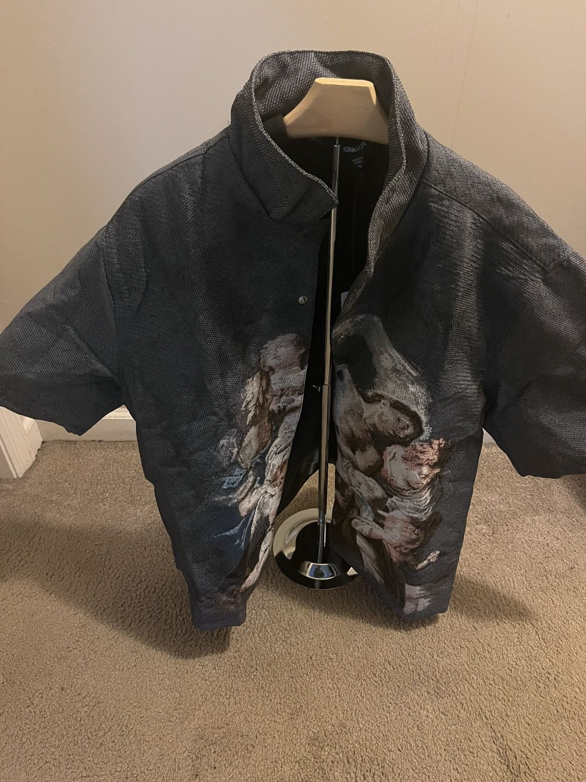 Vintage tapestry button up shirt