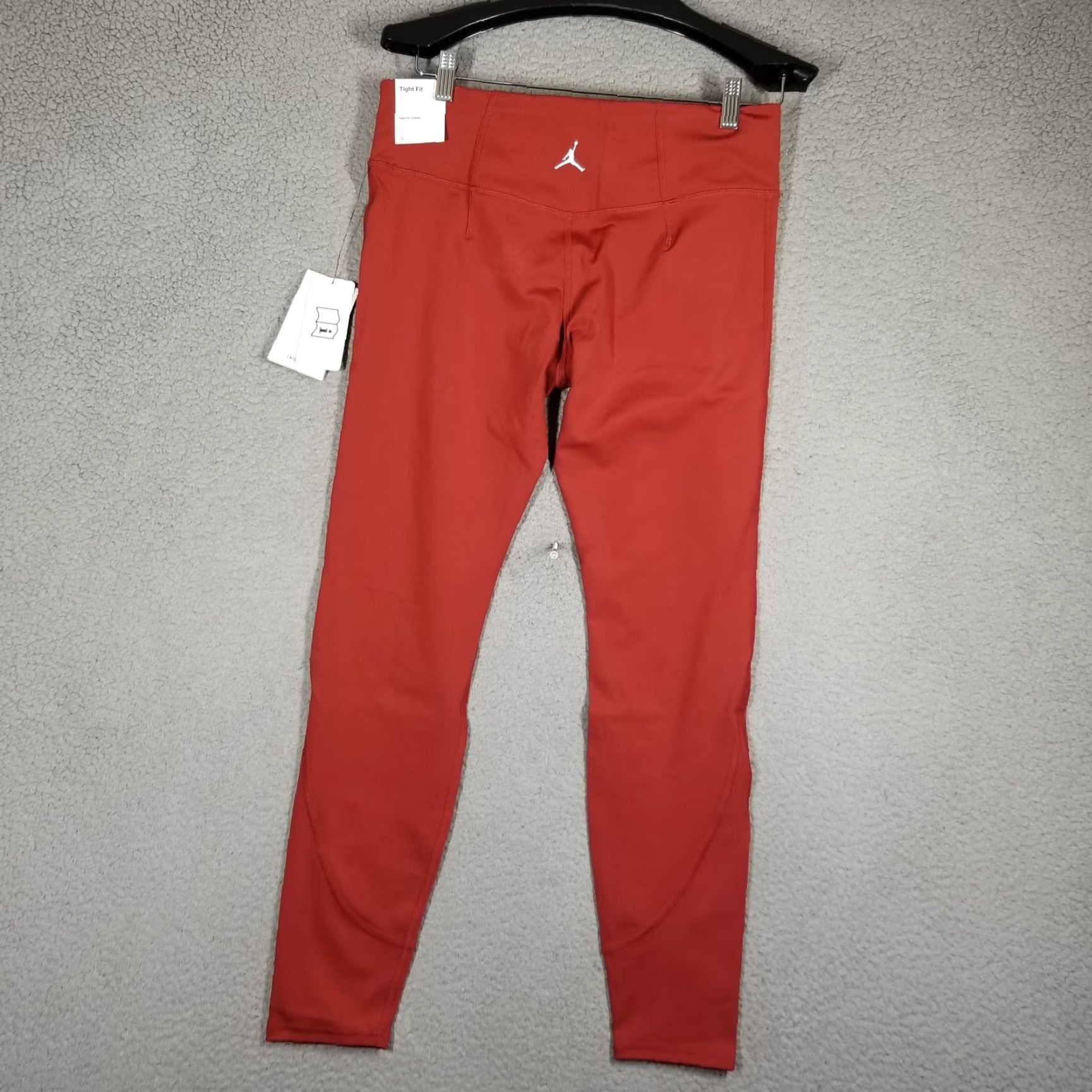 Nike VINTAGE Nike Women's Air Jordan Leggings Adult Large Red Sport Ankle 90s Girls Size 36" / US 14 / IT 50 - 2 Thumbnail