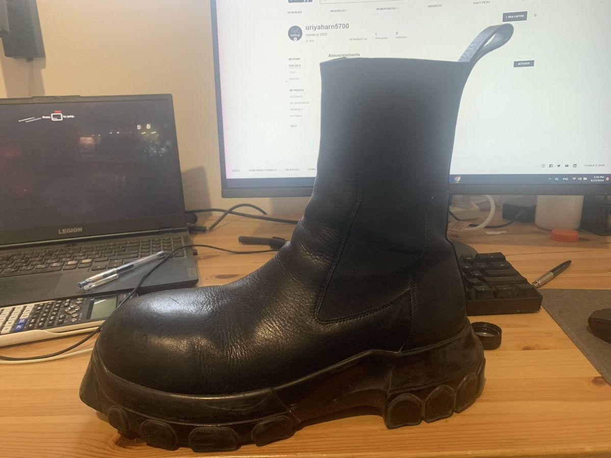Rick owens tractor bozo boots