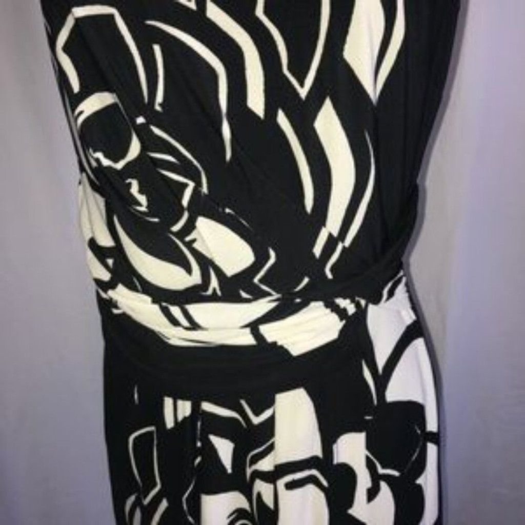 Donna Morgan Donna Morgan Abstract print black and white dress Size M / US 6-8 / IT 42-44 - 3 Thumbnail