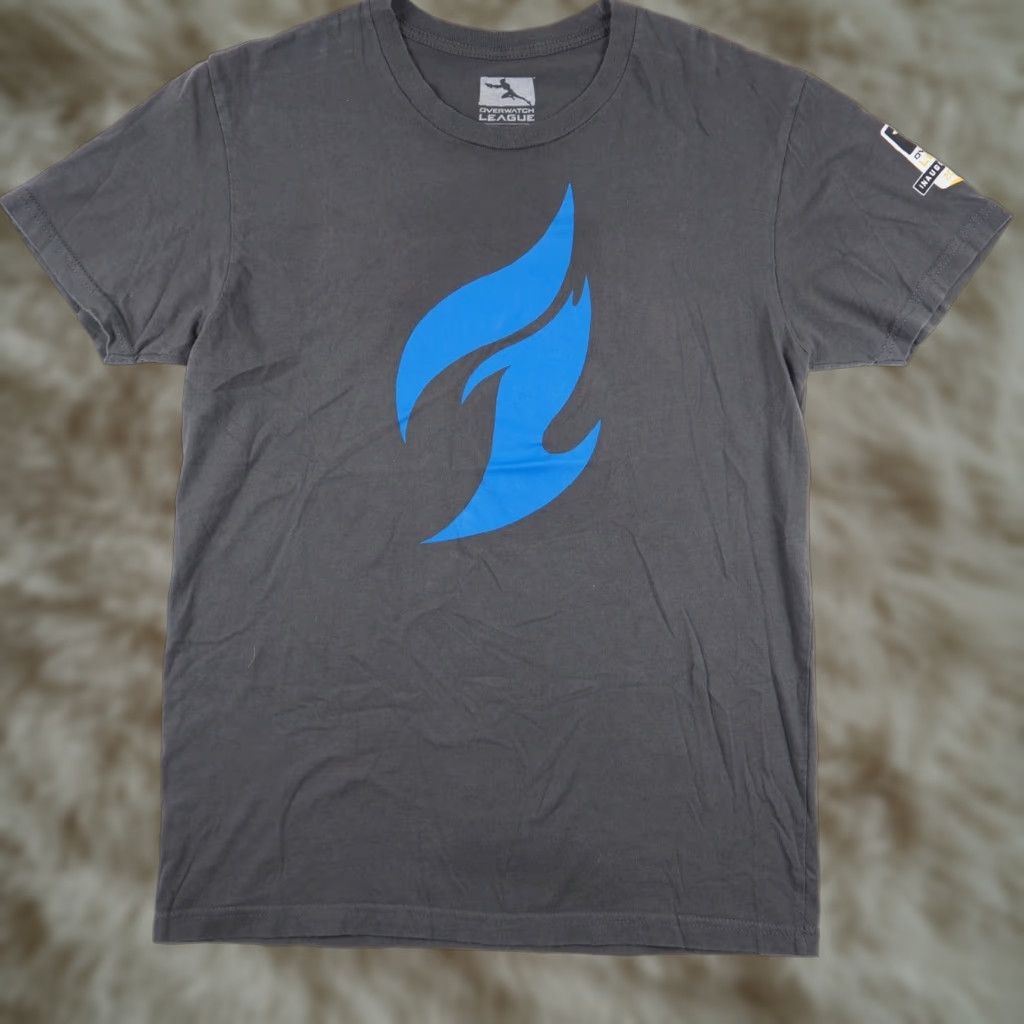 Vintage Blizzard Entertainment Overwatch League Dallas Fuel Gray Esports T-Shirt Adult Small Short Sleeve Crew Neck Mens Size US S / EU 44-46 / 1 - 1 Thumbnail