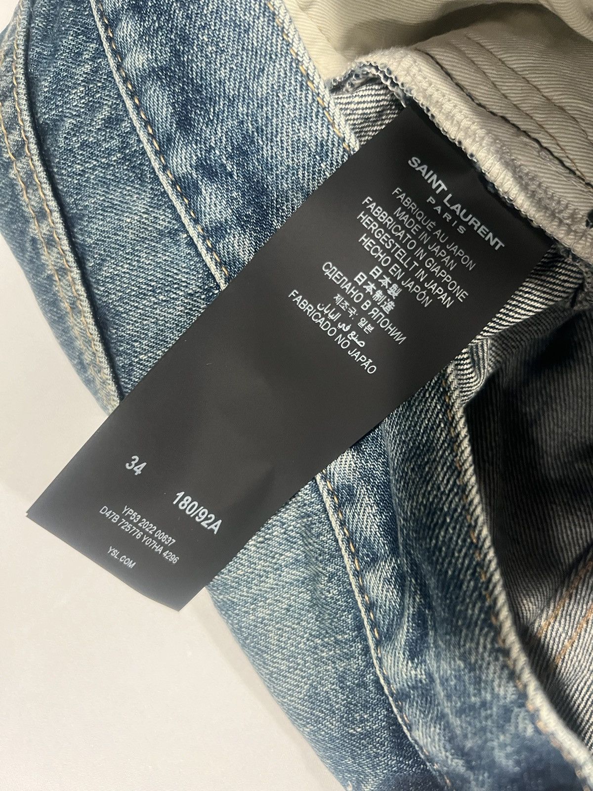 Saint Laurent Paris Saint Laurent 2022 jeans. 34. $960 Size US 34 / EU 50 - 4 Thumbnail